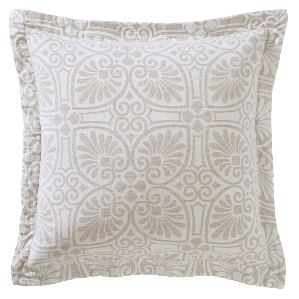 Premium Dakota Stone European Pillowcase Set - Soft Luxury Bedding for Couch, Sofa & Bed - Elegant Home Decor for Living Room & Bedroom