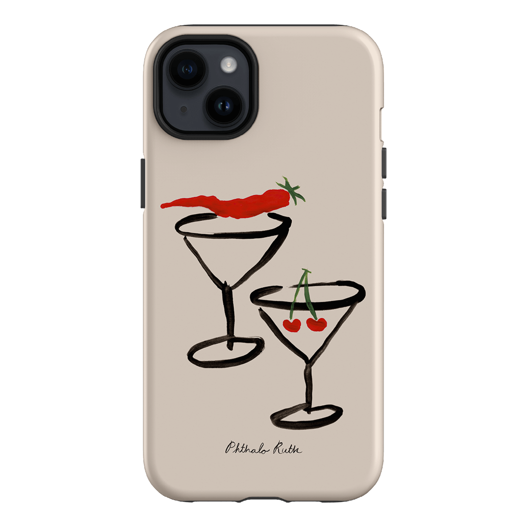 Premium Chili Cherry Pattern Shockproof Phone Case for iPhone & Samsung - Trendy Protective Cover for Everyday Use & Outdoor Adventures