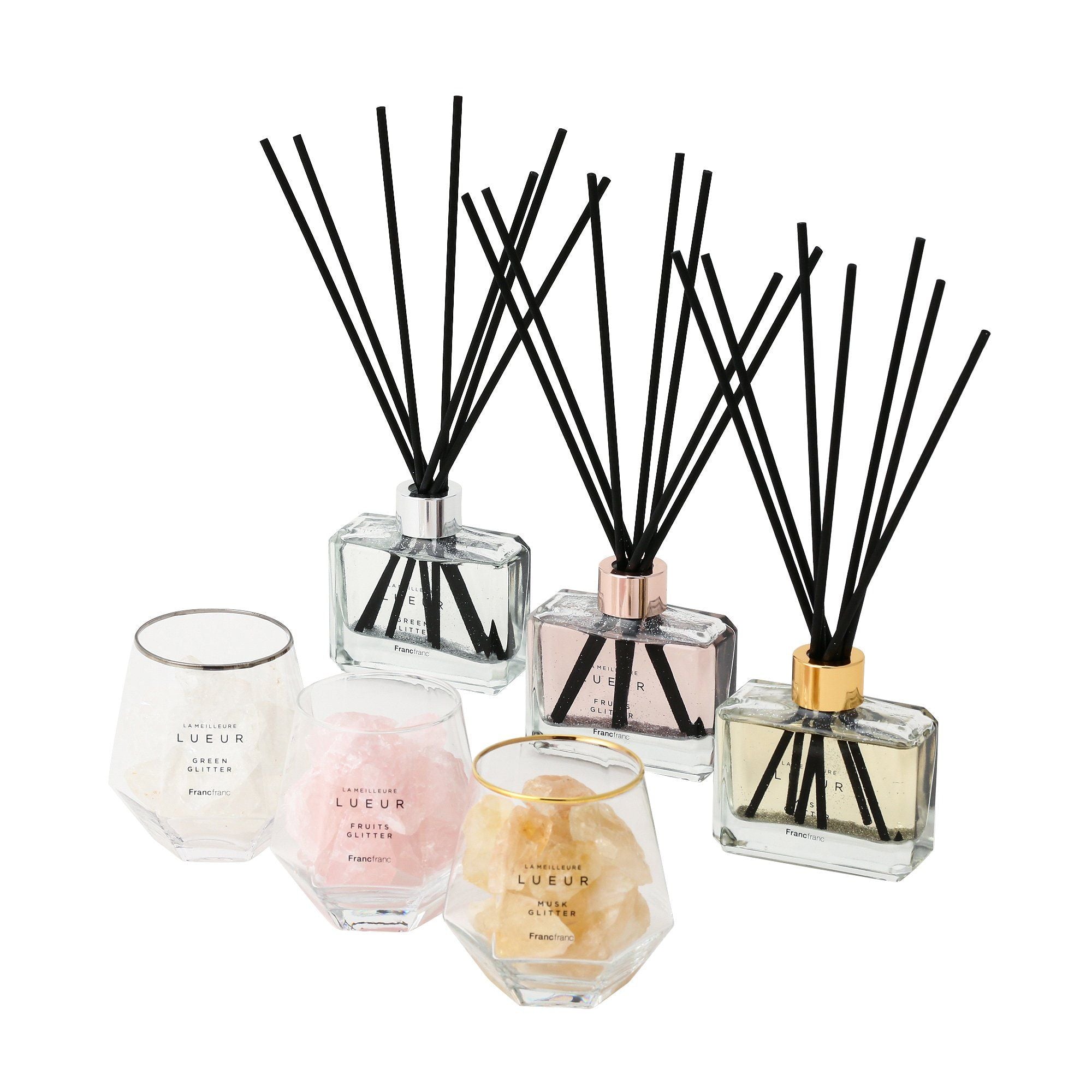 Lueur Stone Fragrance Silver Diffuser - Aromatherapy Essential Oil Diffuser for Home, Office, Yoga & Spa - Natural Stone Ultrasonic Humidifier with LED Lights for Relaxation & Stress Relief