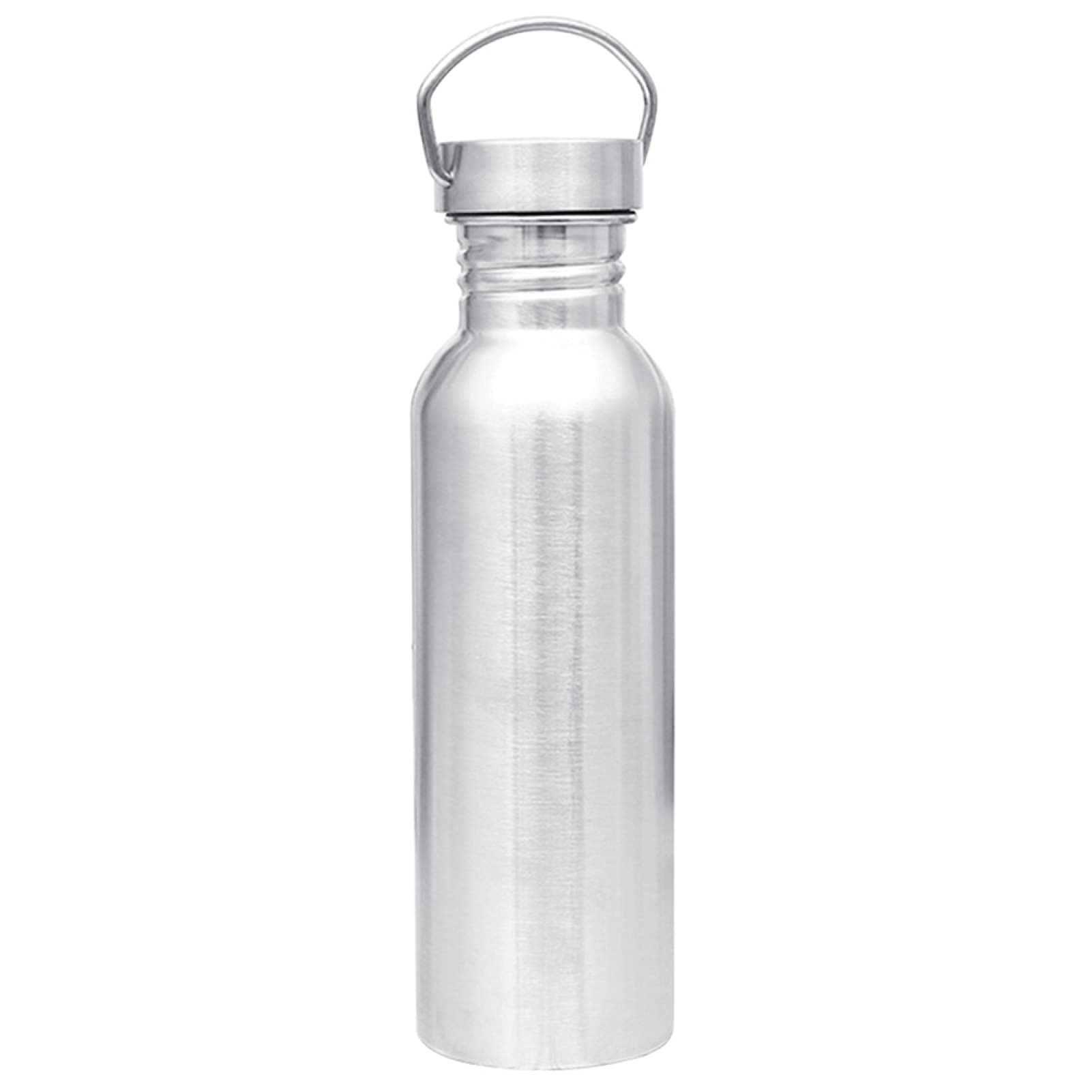 Premium Stainless Steel Water Bottle for Adults - 500ml, 350ml, 750ml Options - Insulated Travel Jug for Hot & Cold Drinks - Silver - Perfect for Gym, Hiking, Office & Outdoor Activities