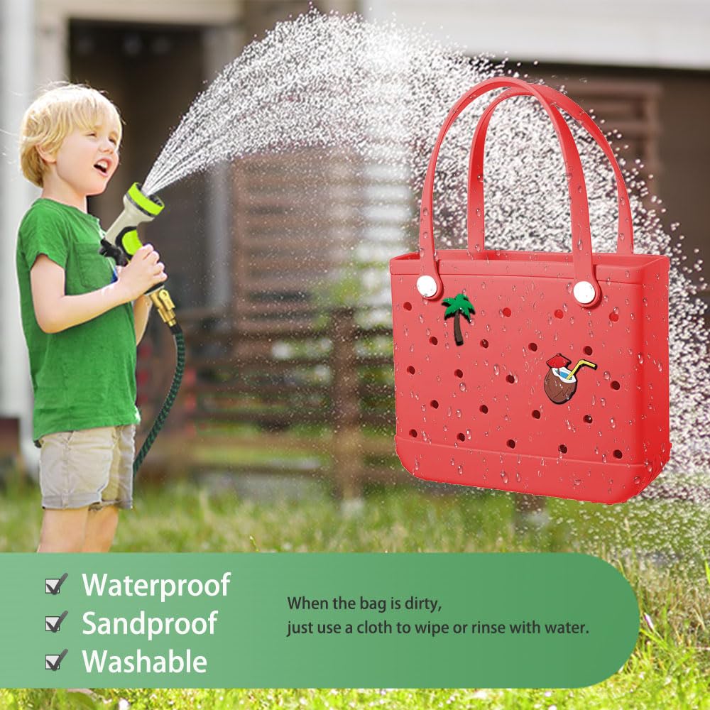 Waterproof Beach Tote Bag for Women - Sandproof Travel Handbag for Pool & Outings