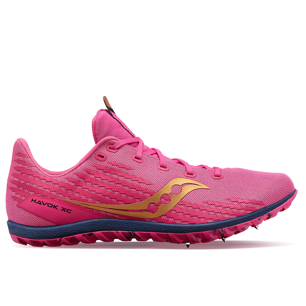 Men's Saucony Havok XC3 Track & Field Running Spikes - Lightweight Racing Shoes for Cross Country & Trail Running - Perfect for Sprinters, Middle & Long Distance Runners