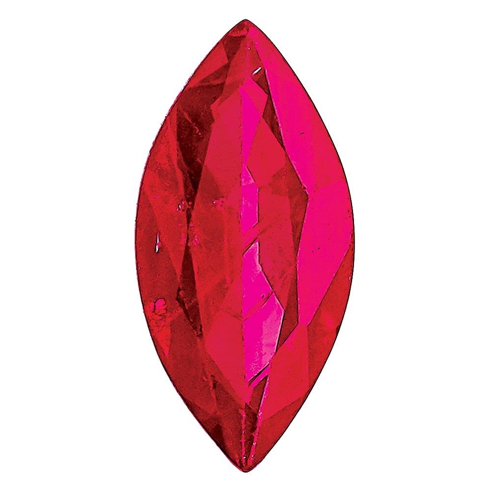AA Quality 4x2mm Marquise Ruby Gemstone for Jewelry Making - Perfect for Rings, Earrings & Necklaces