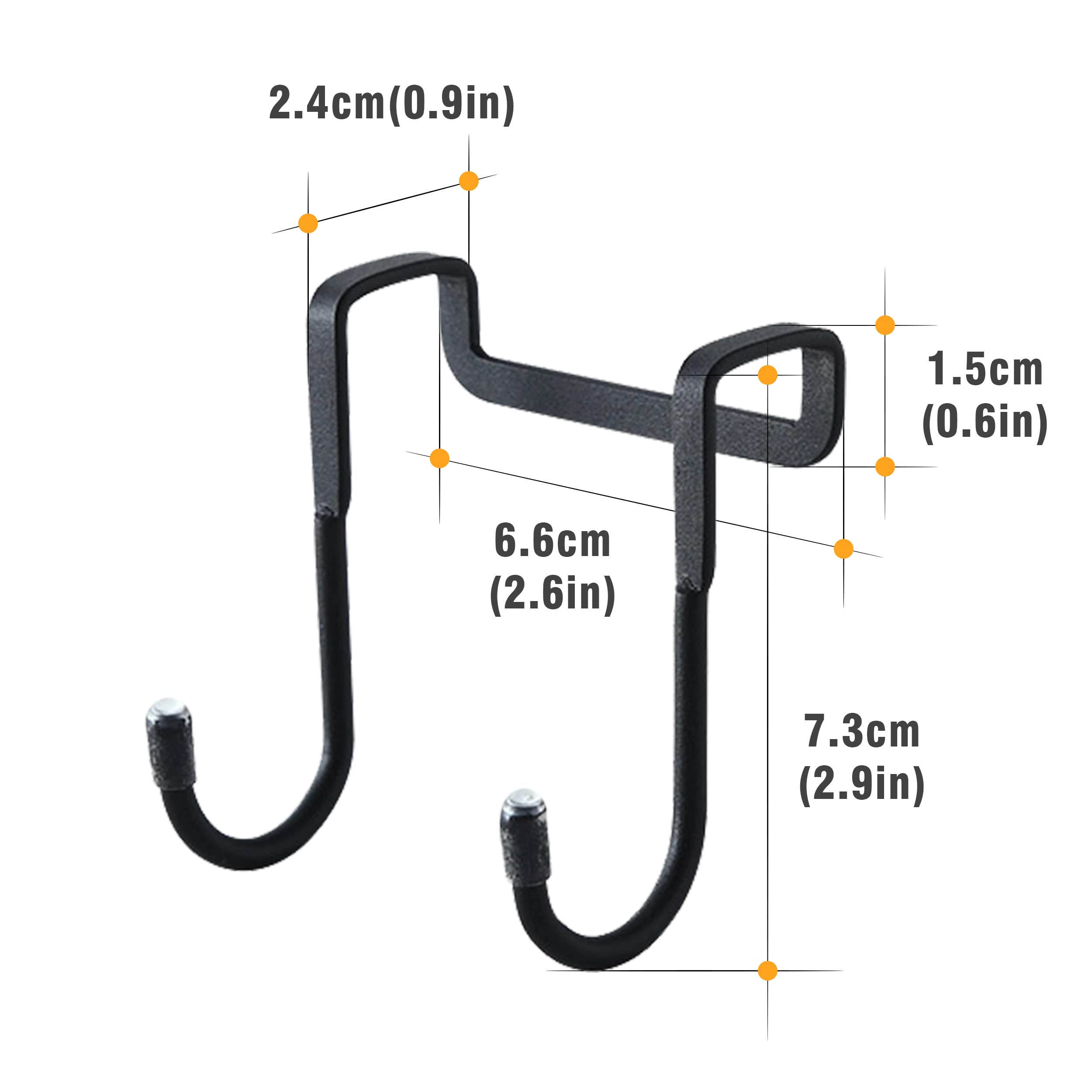 4PCS Over The Door Hooks - Heavy Duty Steel Purse Organizer, Scarf & Belt Hanger for Closet, Bathroom, Kitchen - Space Saving Door Hanger for Wreaths, Towels & More - Perfect for Home Organization & Storage