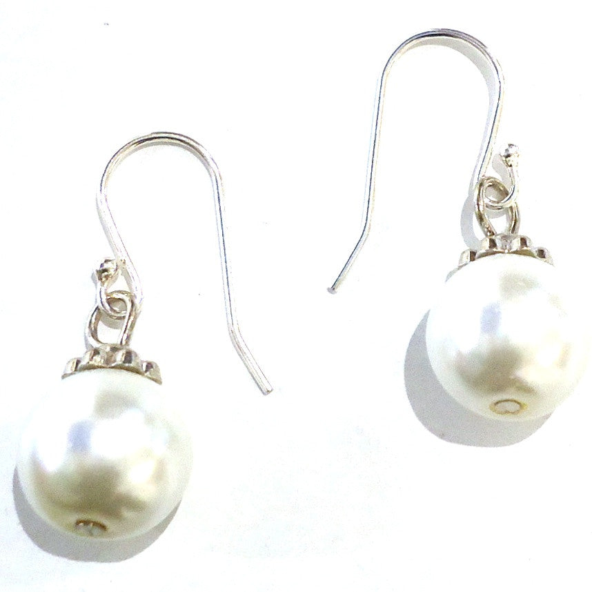 Elegant Faux Pearl Bead Earrings for Women - Vintage Style Dangle Earrings - Perfect for Weddings, Parties & Everyday Wear