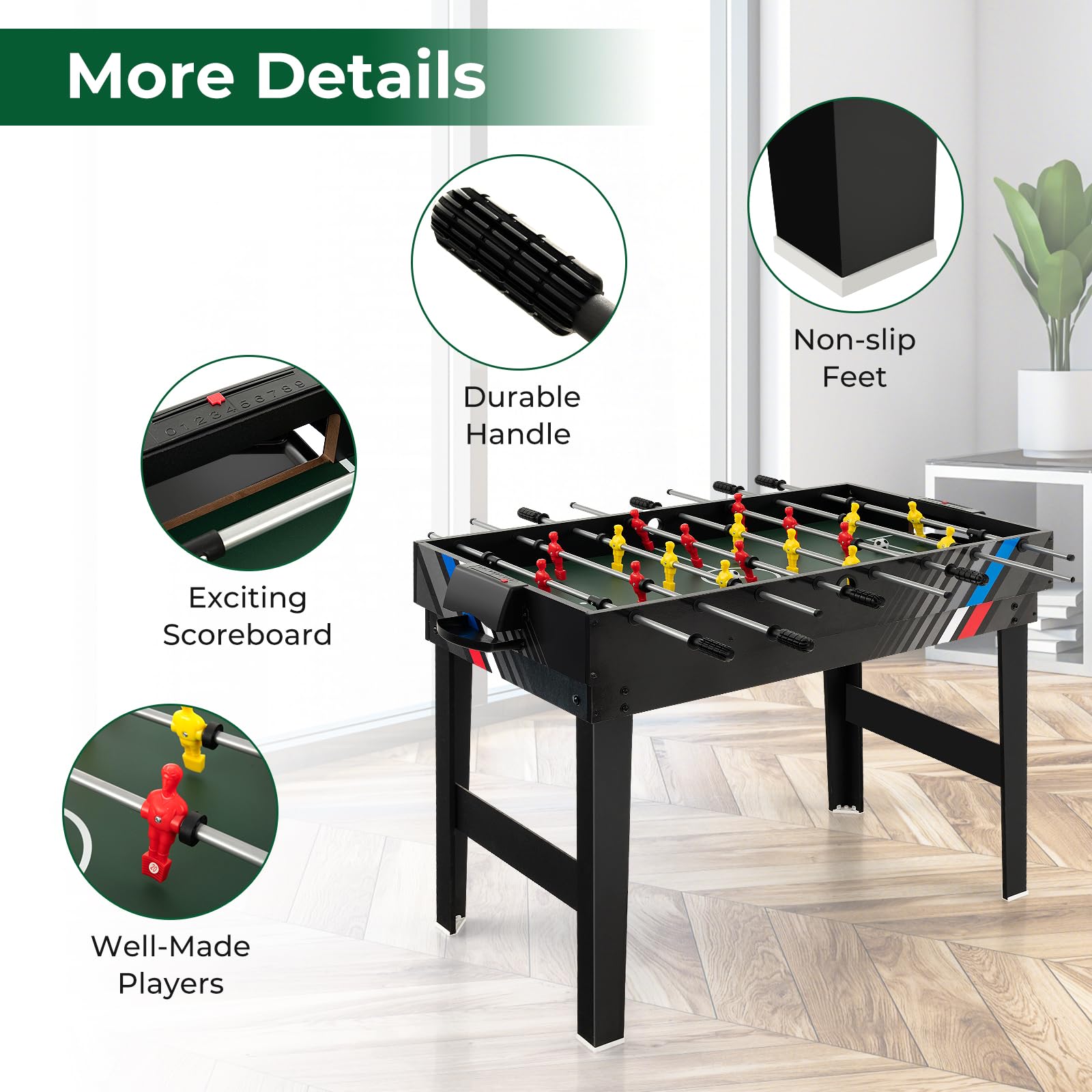 Goplus 4-in-1 Multi-Game Table - 49