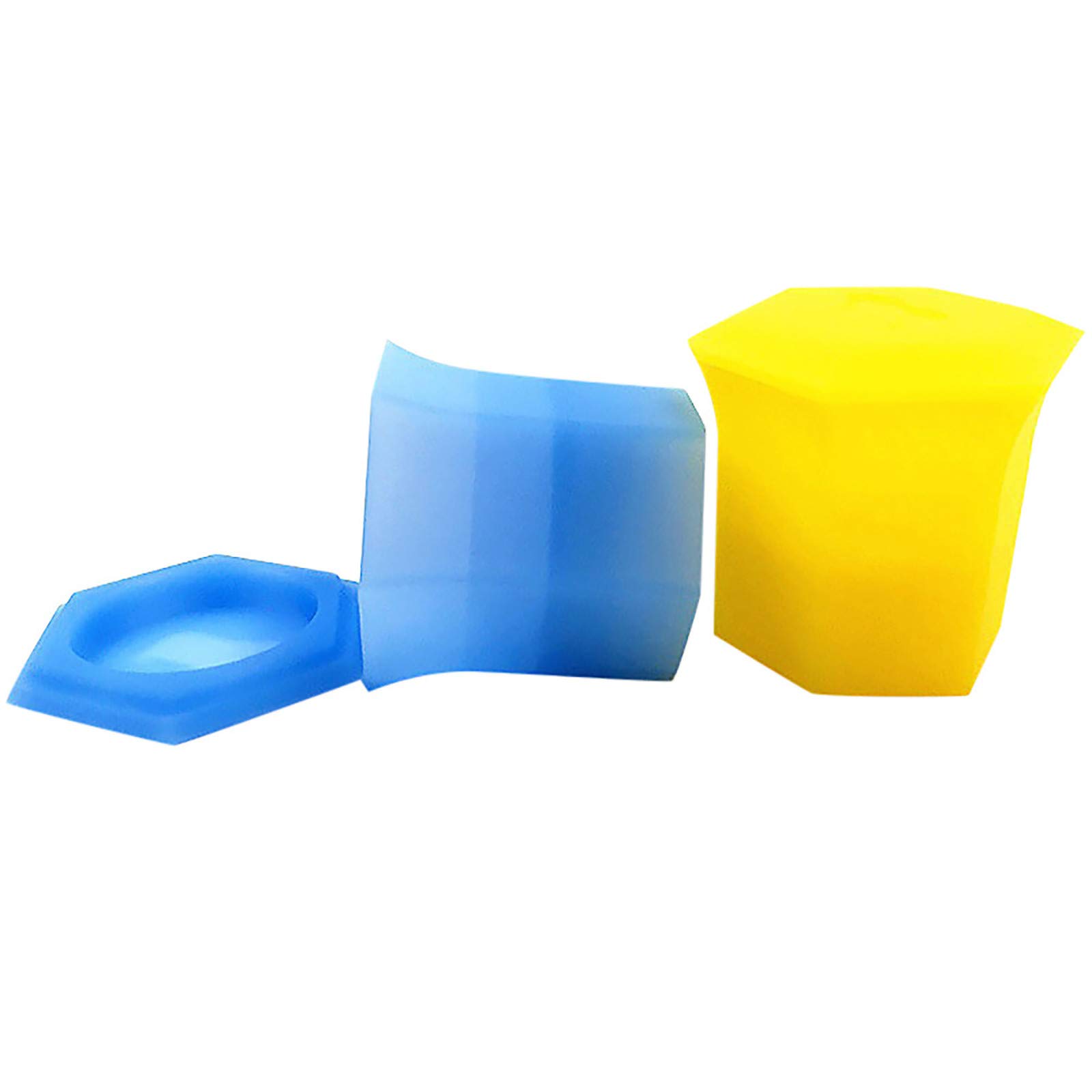 Cafuvv 2-Pack Food Grade Silicone 3D Ice Cube Tray - Animal Shaped Ice Molds for Cocktails, Drinks & Party Decorations (BPA Free, Easy Release)