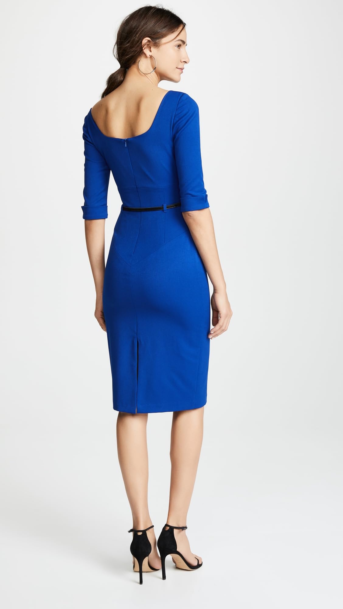 Black Halo Women's 3/4 Sleeve Jackie O Dress - Elegant Cocktail & Evening Party Wear for Women | Formal Office & Wedding Guest Outfit