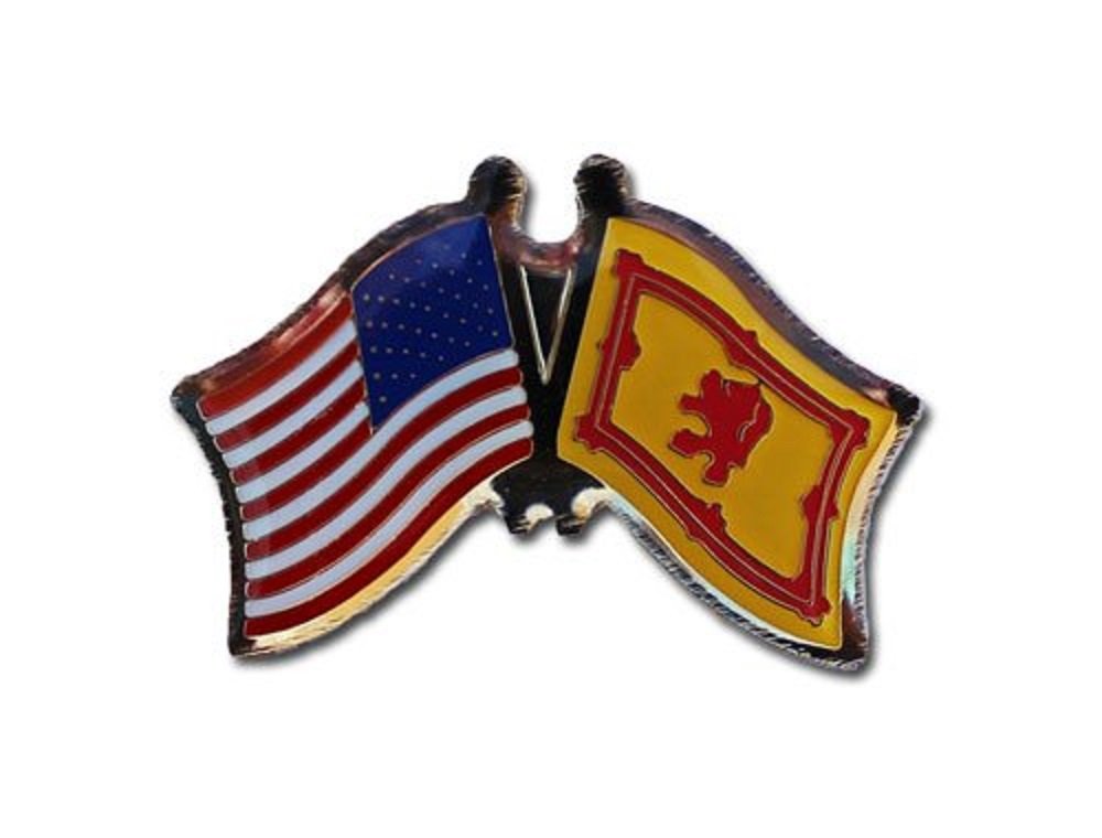 50 Pack USA American & Scotland Lion Country Lapel Pins - Bulk Wholesale Patriotic Flag Badges for Jackets, Hats & Bags - Perfect for Veterans Day, Independence Day & Scottish Heritage Events