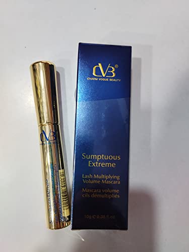 CV3 LASH MULTIPLYING VOLUME MASCARA - Lengthening & Volumizing Waterproof Mascara for Dramatic Lashes | Perfect for Daytime Glam & Night Out Makeup