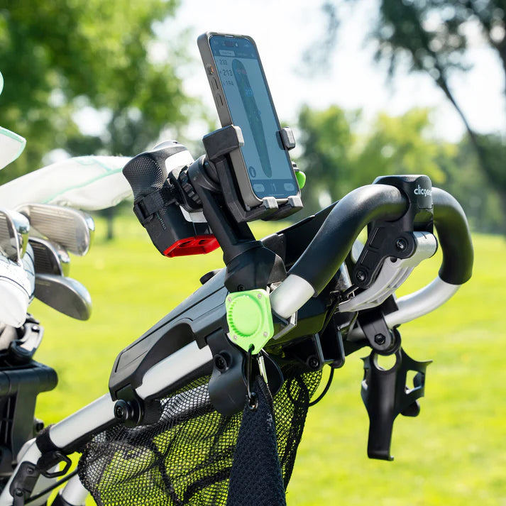 PushStack Magnetic Push Cart Phone Holder & Accessory Mount - Universal Car Dashboard Mount for iPhone, Android - Perfect for Delivery Drivers, Rideshare & Food Truck Workers