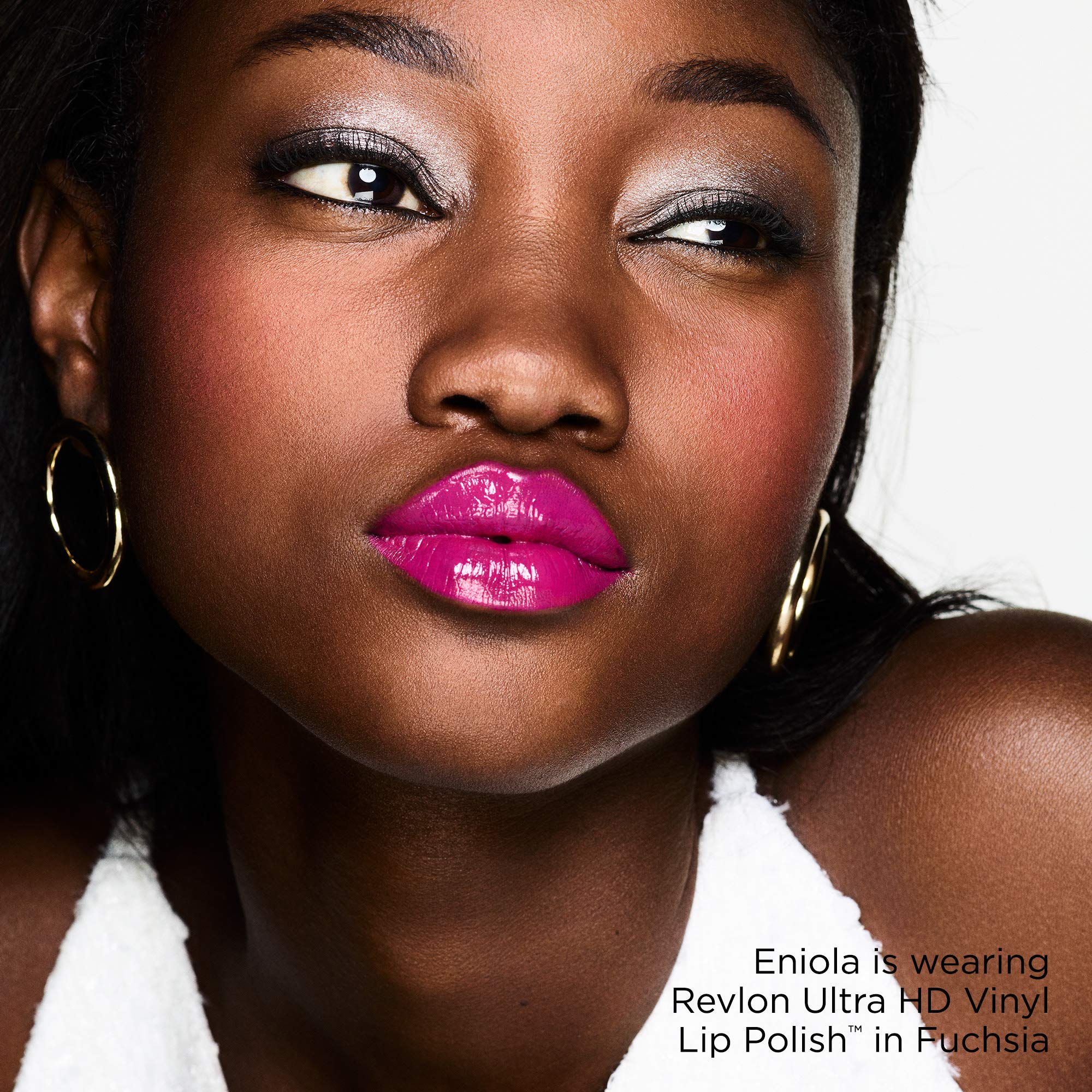 Revlon Ultra HD Vinyl Lip Polish - Violet Frenzy Liquid Lipstick with Plum Gloss Finish, 0.2 Fl Oz | Long-Lasting Hydrating Lip Color for Day & Night Wear, Parties & Special Occasions