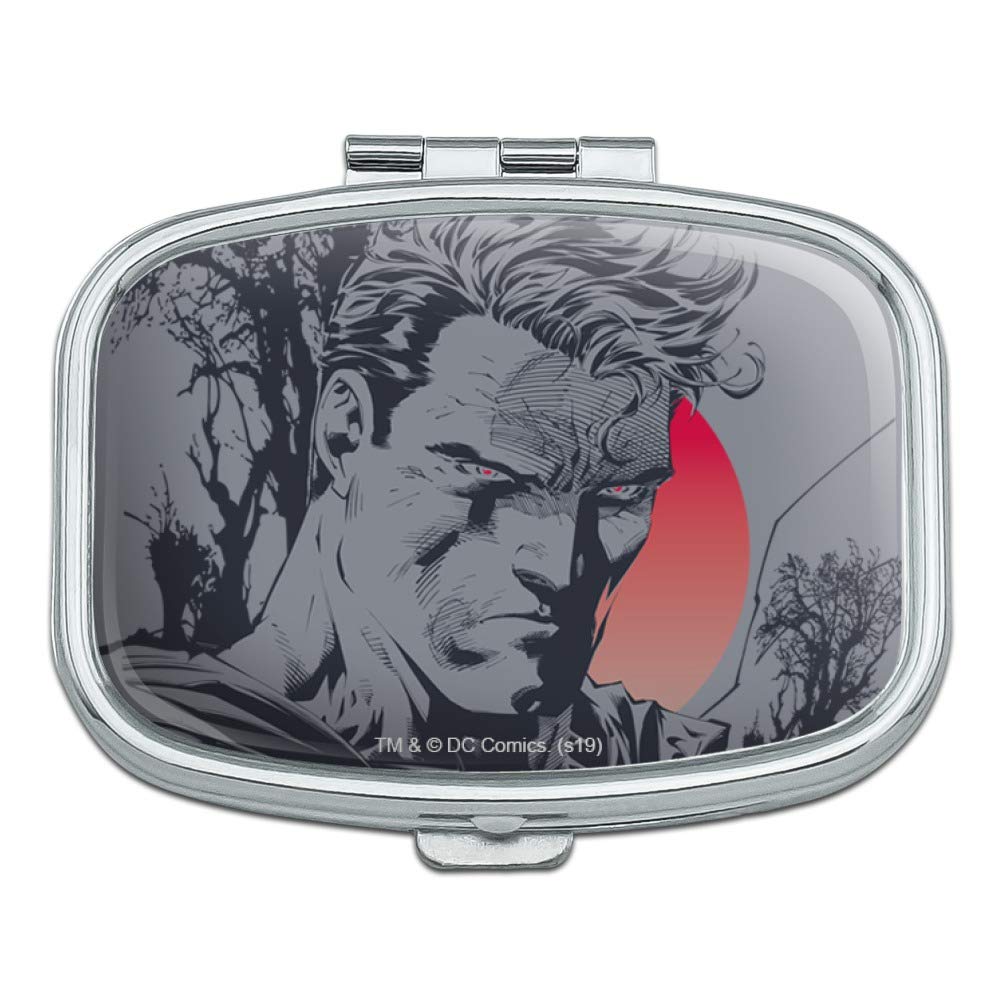 Superman Dark Persona Rectangle Pill Case - Stylish Trinket Box for Jewelry, Pills & Small Items - Perfect Gift for Collectors & DC Fans - Home, Office & Travel Use