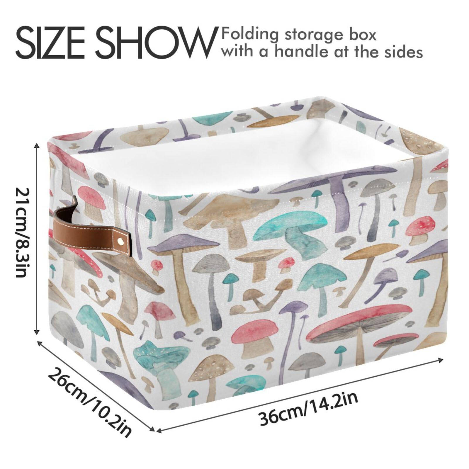 Large Fabric Storage Bins with Handles - Collapsible Closet & Shelf Organizers for Clothes, Toys | Home Decor