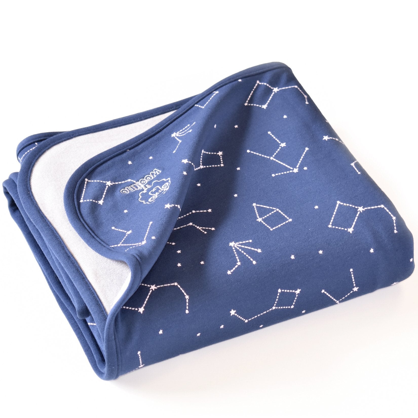 Organic Cotton & Merino Wool Toddler Blanket - 52.5