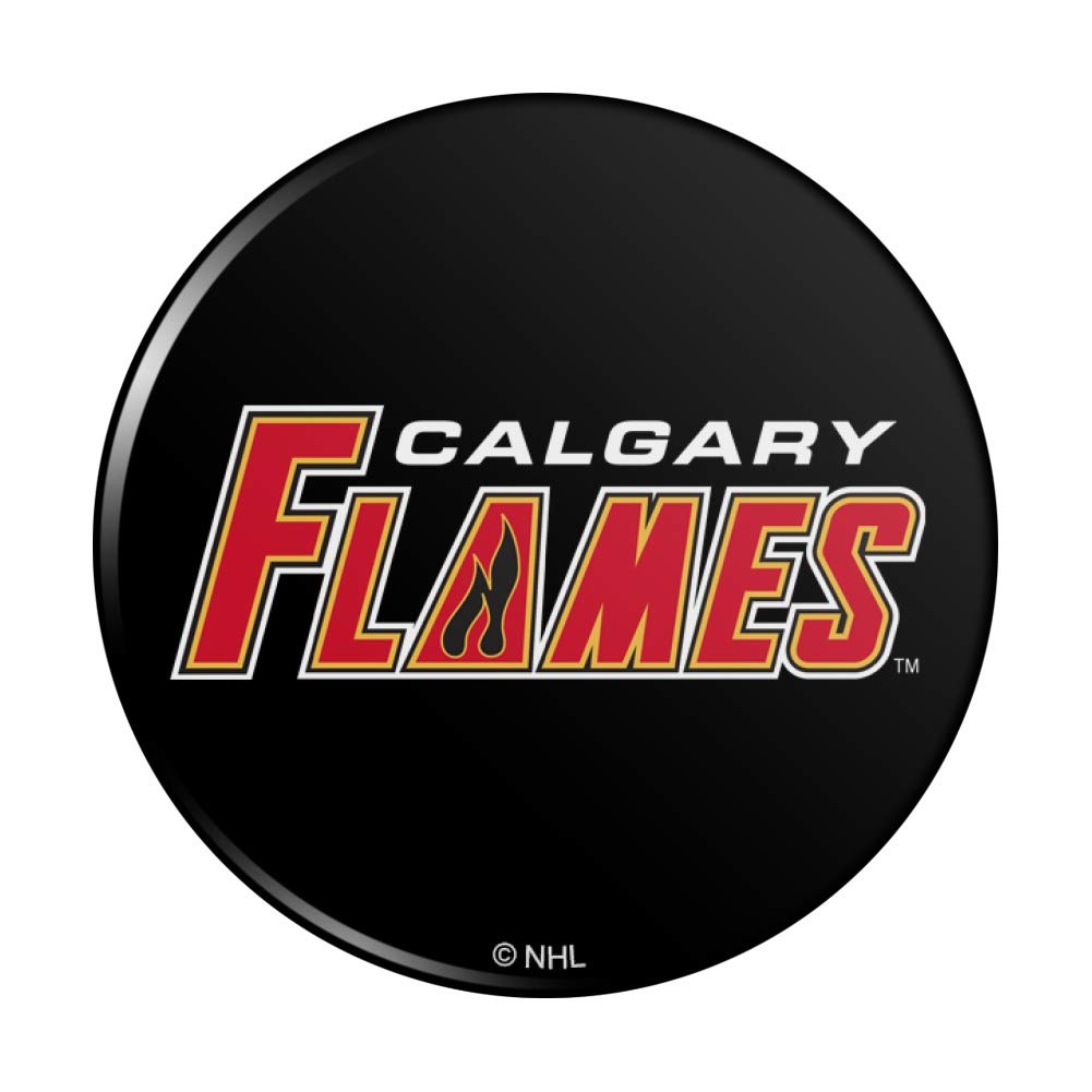 NHL Calgary Flames Logo Refrigerator Magnet - Strong Kitchen & Locker Fridge Magnet for Sports Fans, Office Decor, and Home Organization