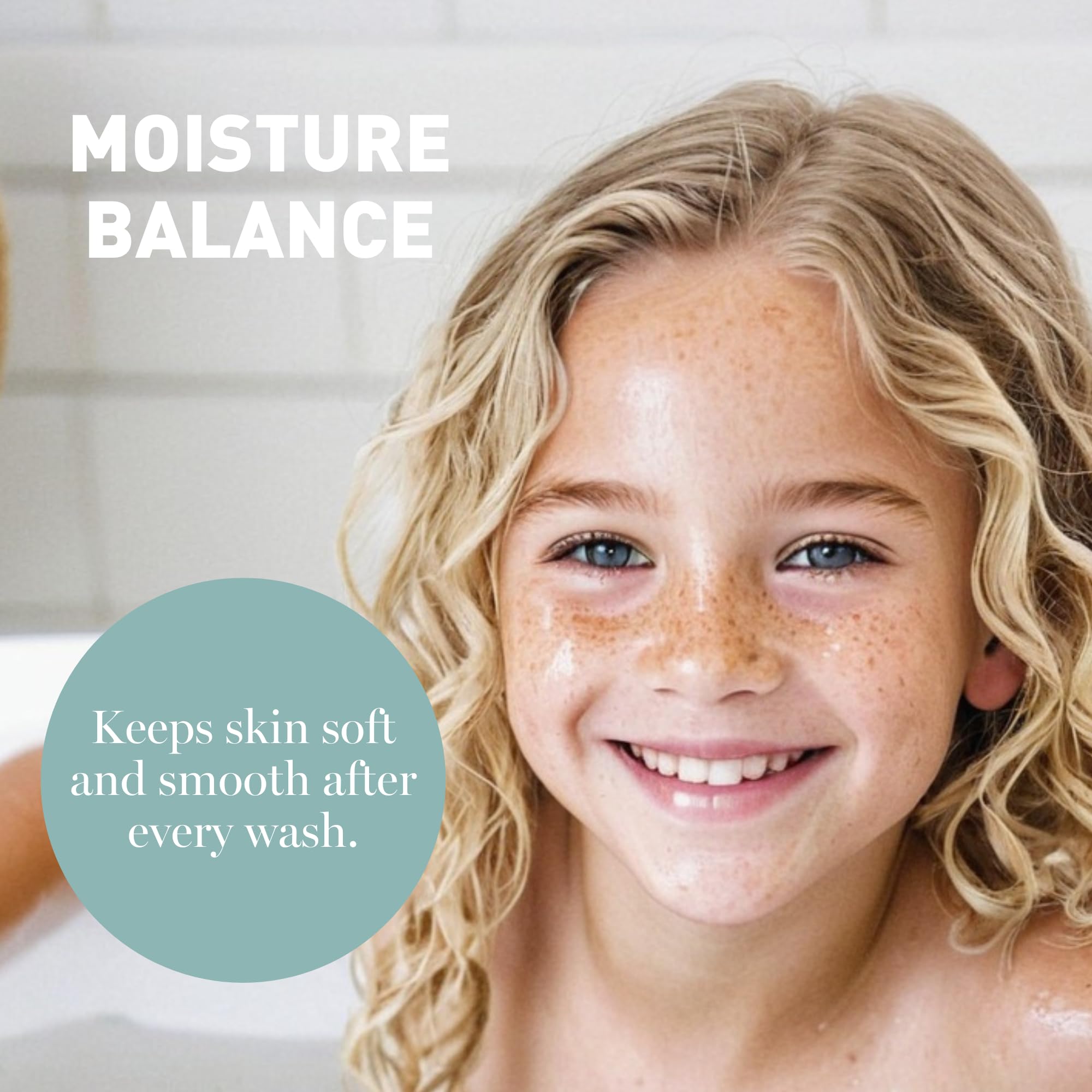 Just Nutritive Kids Body Wash - Gentle & Moisturizing with Natural Oils | Best Hypoallergenic Baby Wash for Sensitive Skin | Perfect for Daily Bath Time & Eczema-Prone Skin Care