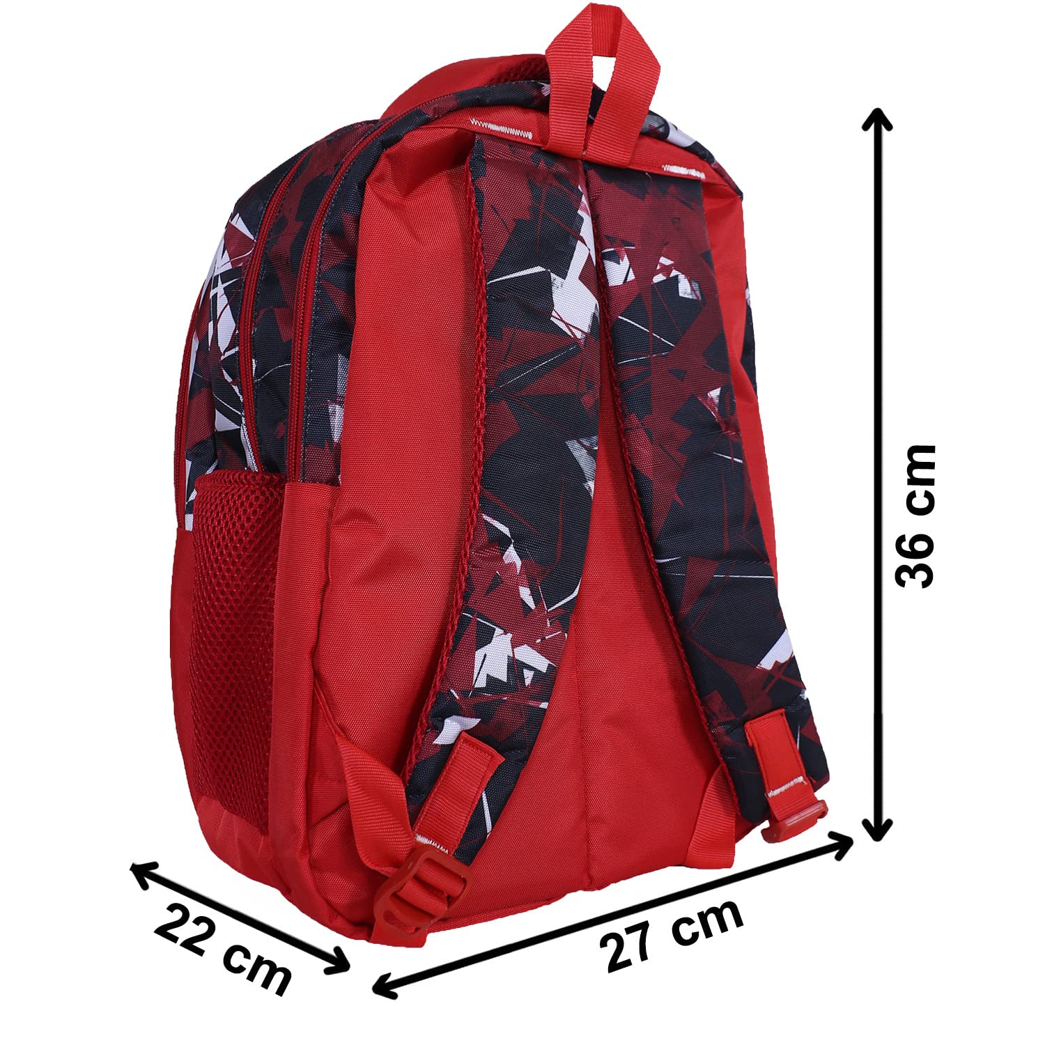 Marvel Spiderman Backpack for Kids - 4 Compartment School Bag with Zipper Closure | Durable Travel Backpack for Boys | Perfect for School, Hiking & Daily Use (Red)
