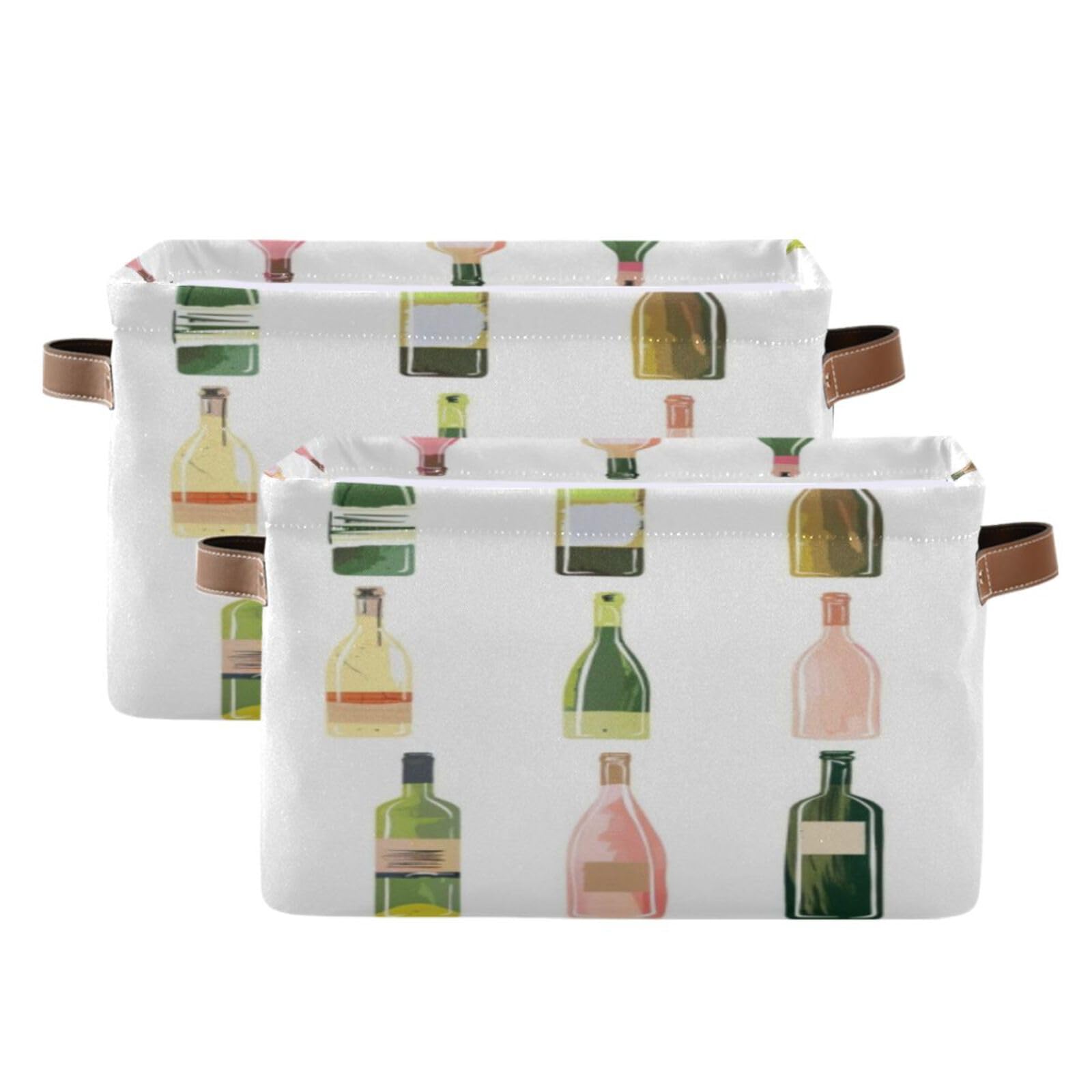 Large Fabric Storage Bins with Handles - Collapsible Closet Organizer Baskets for Shelves, Clothes, Toys & Home Organization | Perfect for Bedroom, Nursery & Pantry Storage