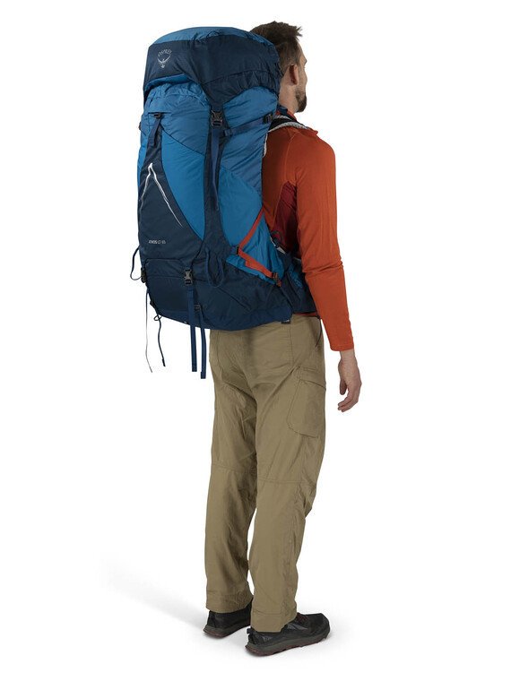 Osprey Atmos AG LT 65 Backpack - Lightweight Hiking Backpack for Men & Women - Perfect for Camping, Trekking & Outdoor Adventures
