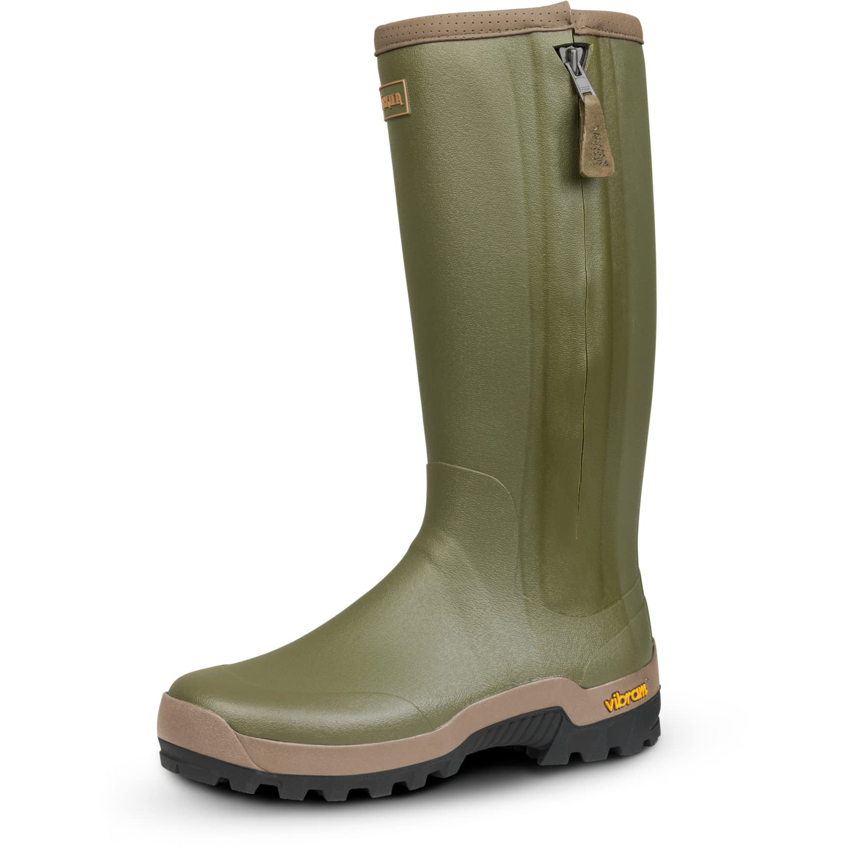 Orton Waterproof Zip Boots for Men - Size Euro 41 (US Men's 8) - Olive Green Hiking Shoes - Perfect for Outdoor Adventures, Camping & Winter Wear