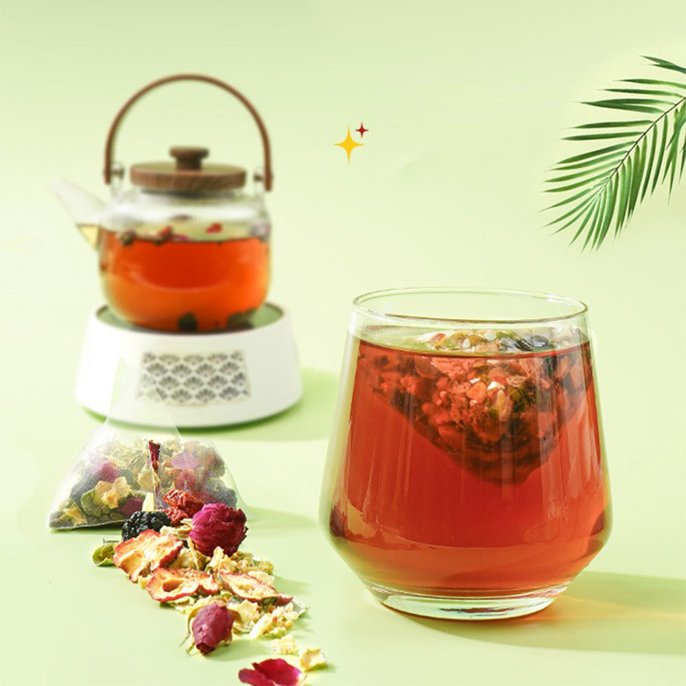 Premium Apple Rose Fruit Tea - Delicious & Aromatic Herbal Blend for Relaxation & Wellness - Perfect for Afternoon Tea, Gifts & Stress Relief