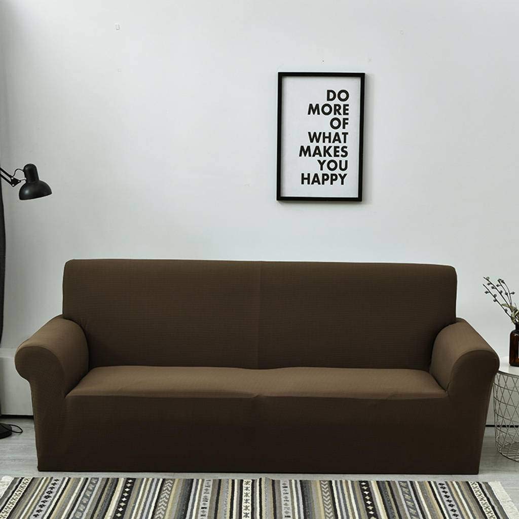 MO&SU Waterproof Stretch Elastic Sofa Slipcover with Armrests - Non-Slip Jacquard Furniture Protector for 1/2/3/4 Cushion Couches (190-230cm) - Easy to Clean, Pet & Kid Friendly - Perfect for Living Room, Family Room & Home Theater