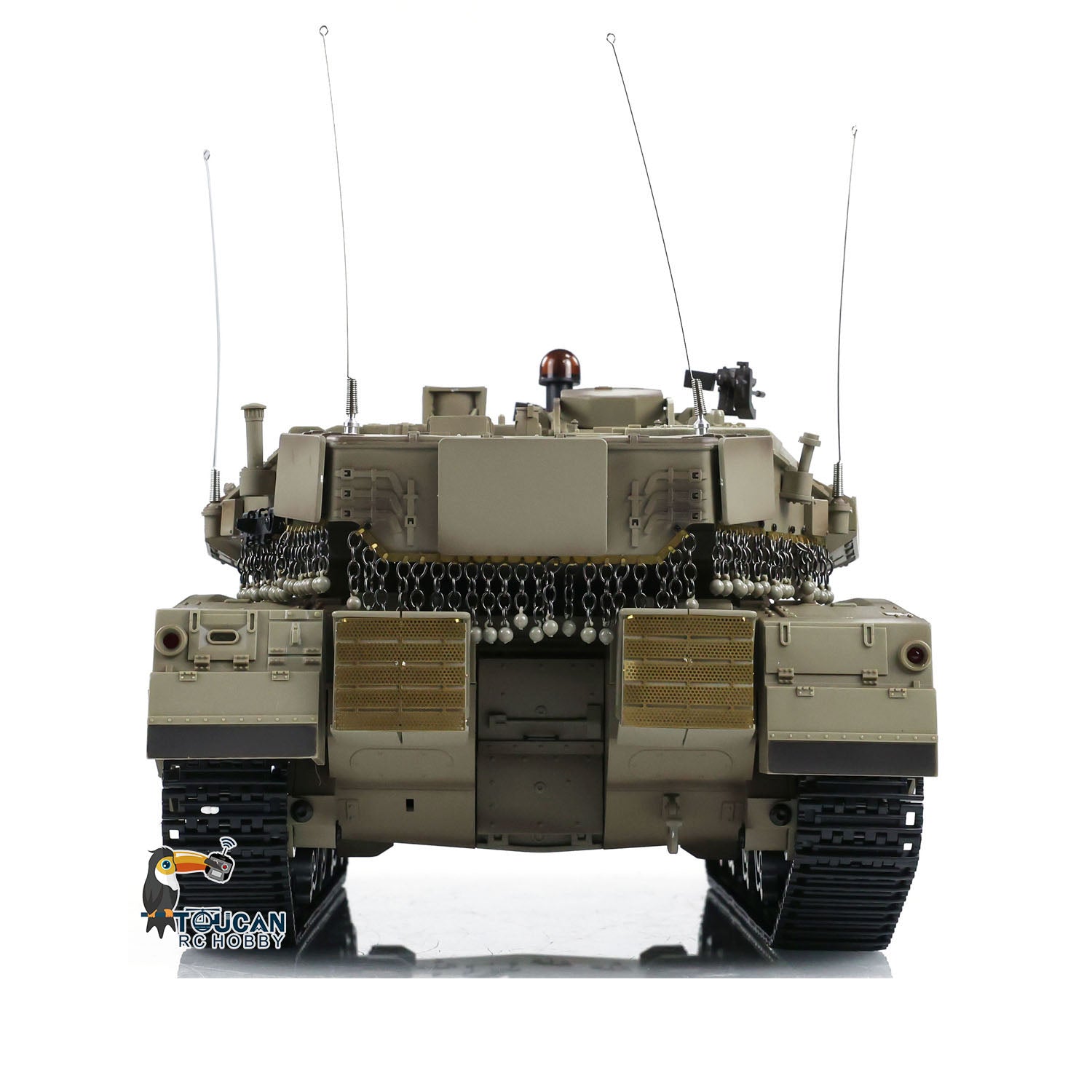 Heng Long 1/16 Scale RC Battle Tank - IDF Merkava MK IV Model 3958 with 360° Rotating Turret & Recoil Barrel | Remote Control Military Tank for Collectors & Hobbyists | Perfect for Battle Simulation & Display