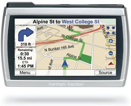 Harman Kardon GPS 510 4-Inch Widescreen Portable GPS Navigator with MP3 Player - Perfect for Road Trips, Commuting & Travel Navigation