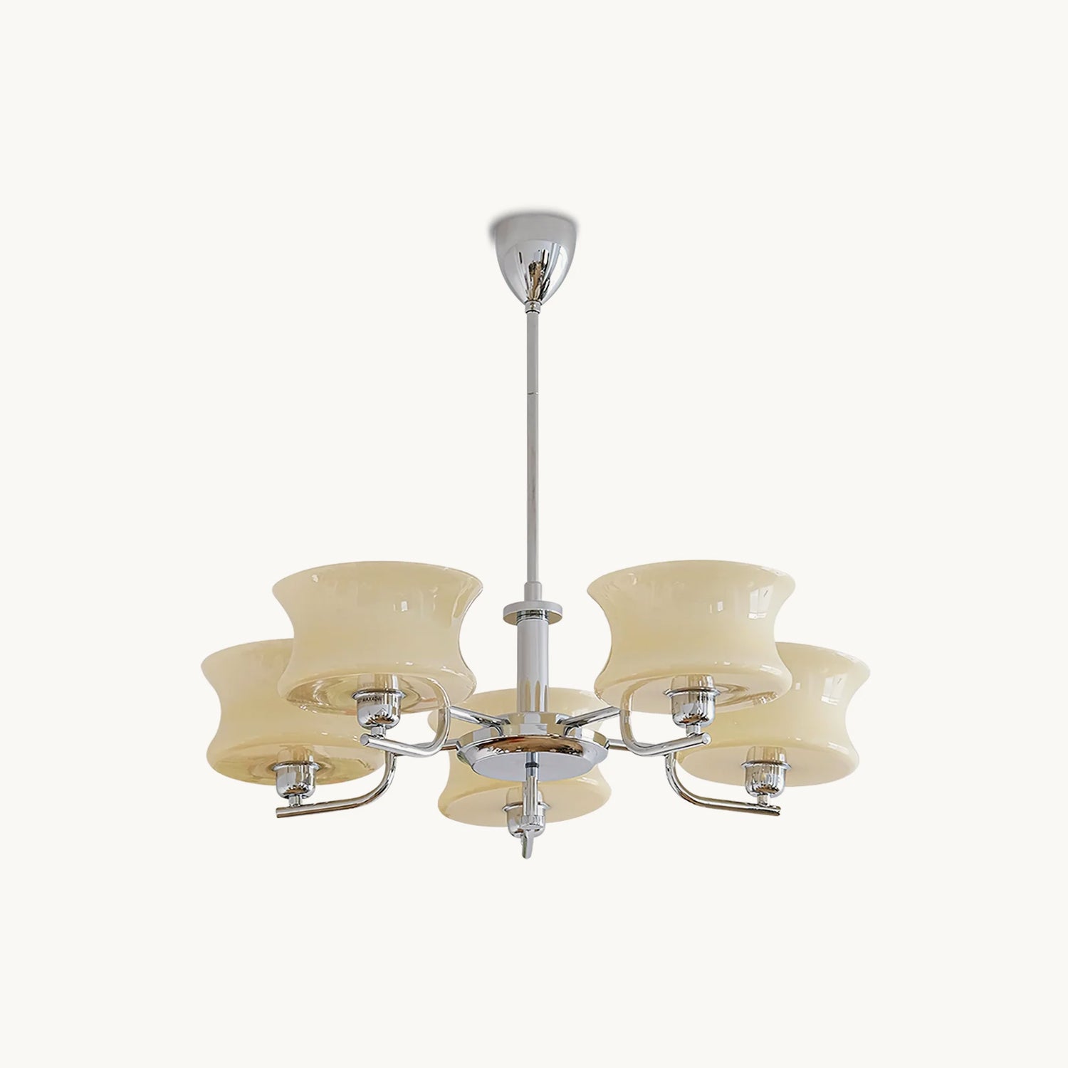 Elegant Blue Crystal Chandelier - Modern Ceiling Light Fixture for Dining Room, Bedroom & Living Room Decor | Energy Efficient LED Lighting for Home & Office