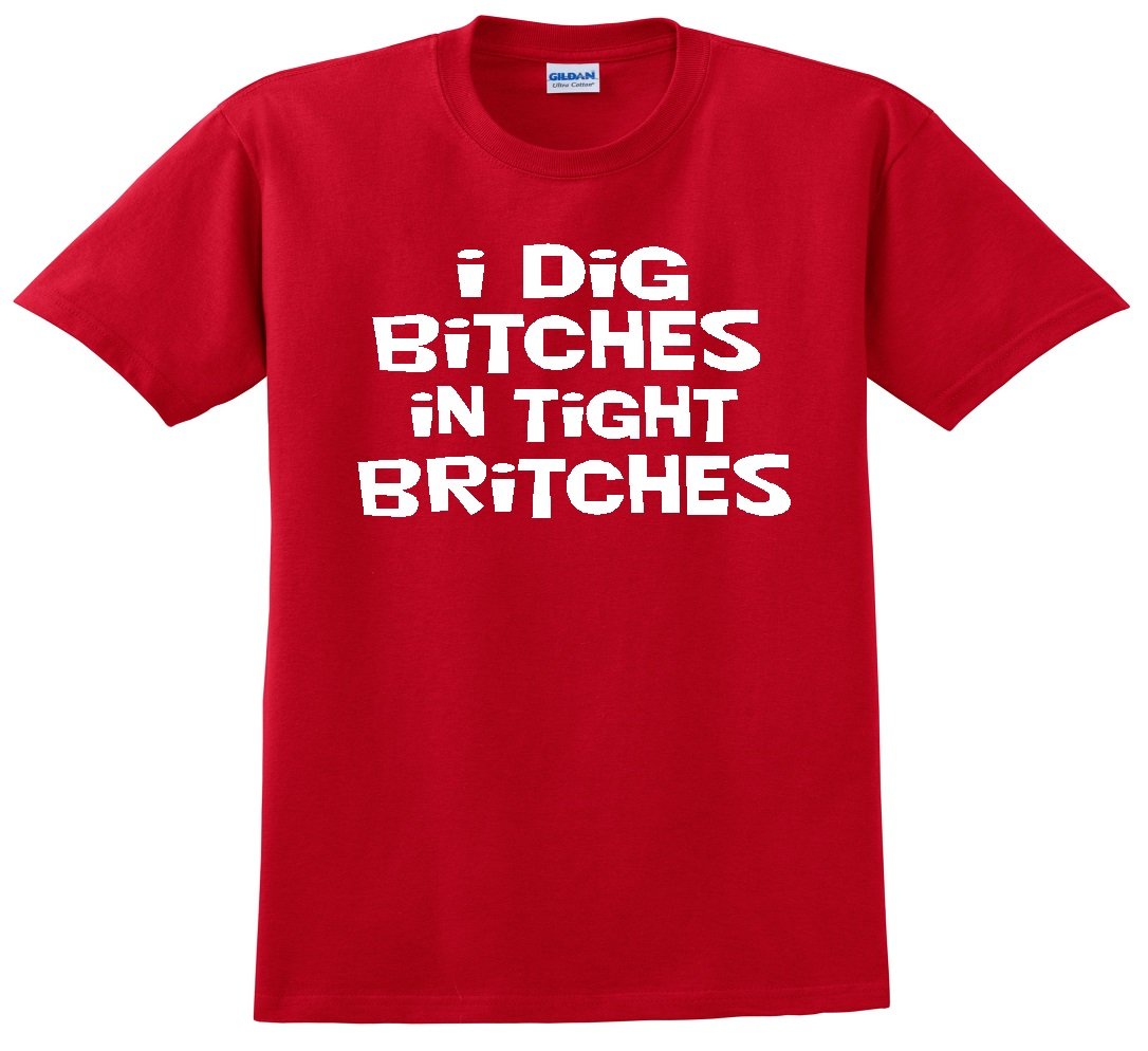 Red Tight Britches T-Shirt for Men - Comfortable & Stylish Casual Wear for Outdoors, Gym, and Everyday Use