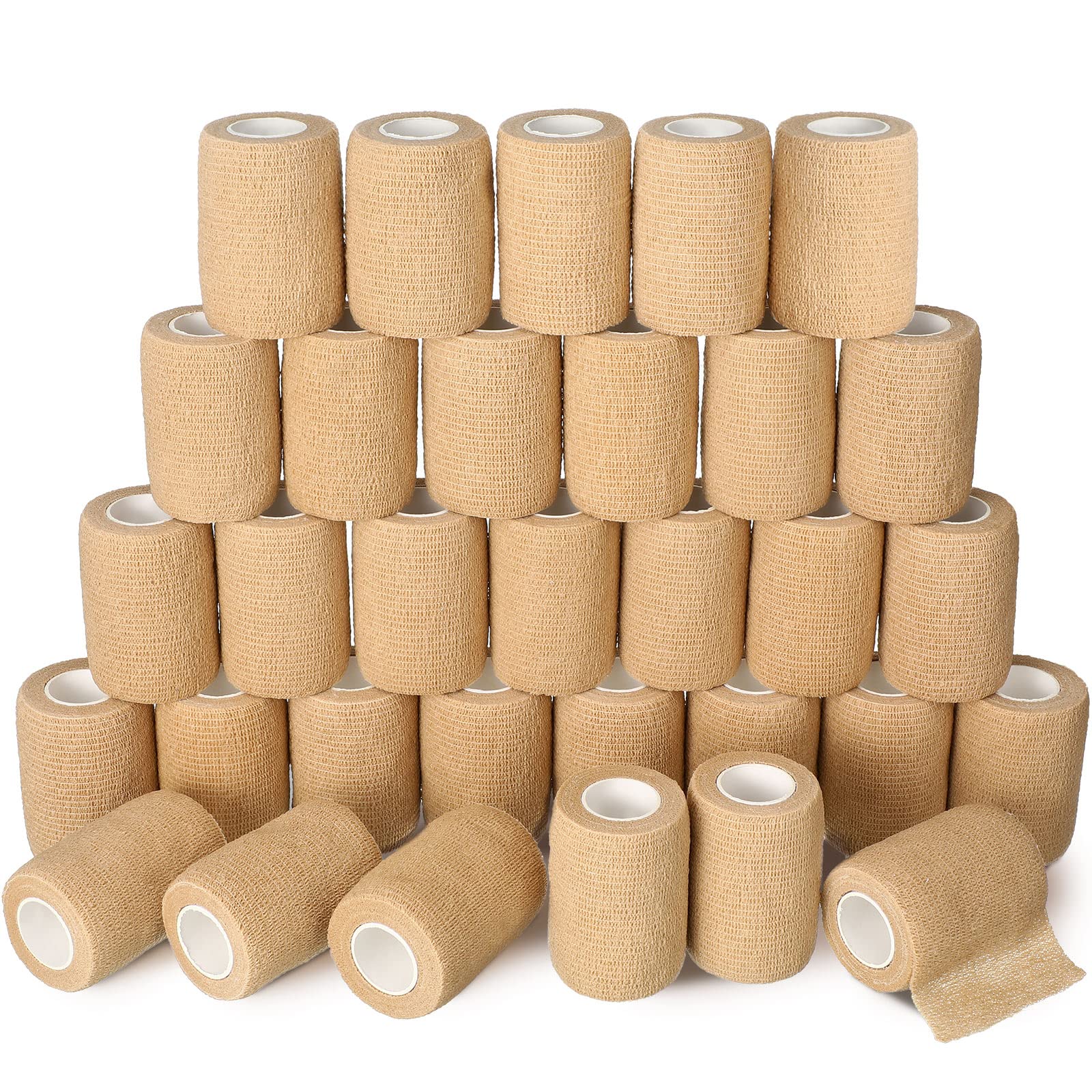 Treela 48 Pack Self Adhesive Wrap Bandages Bulk - 3