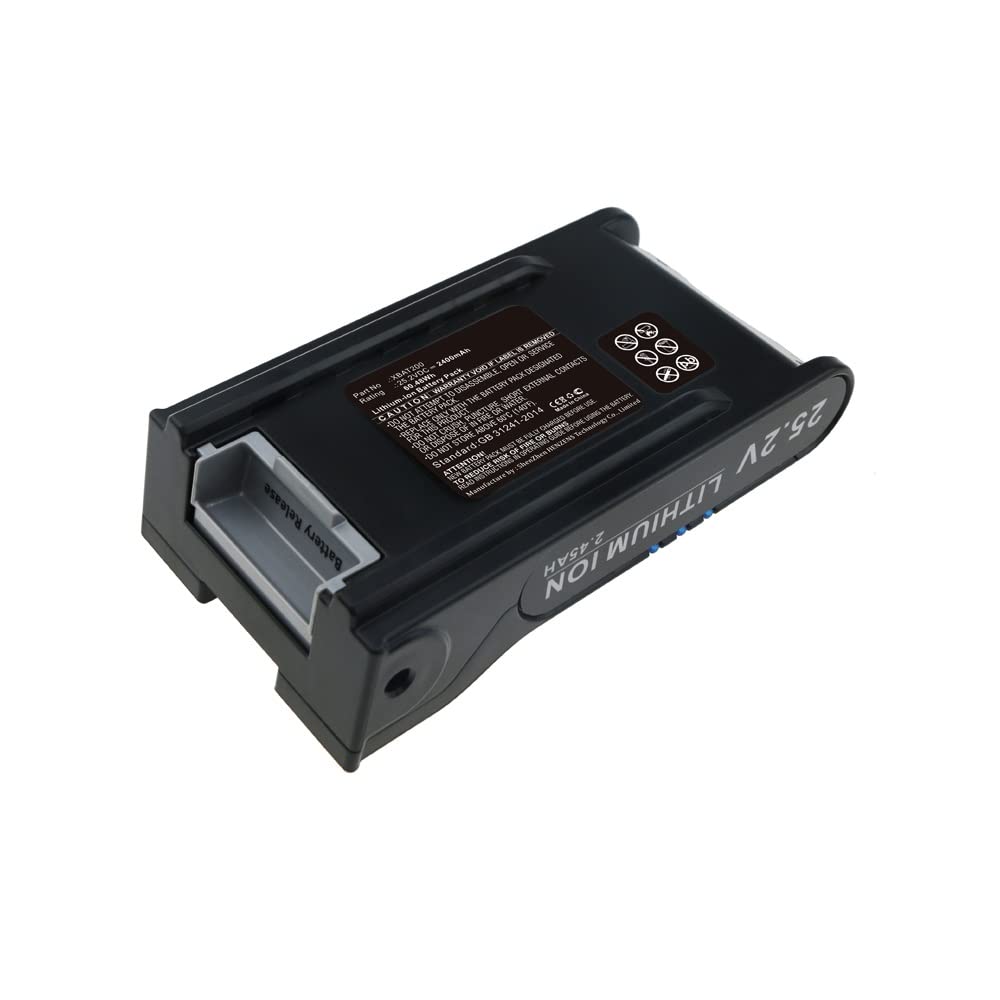 Synergy Digital Shark IF282 Vacuum Cleaner Battery - 25.2V 2400mAh Li-ion Replacement for Shark XBAT200 - Ultra High Capacity Power Supply for Deep Cleaning Carpets, Floors & Pet Hair