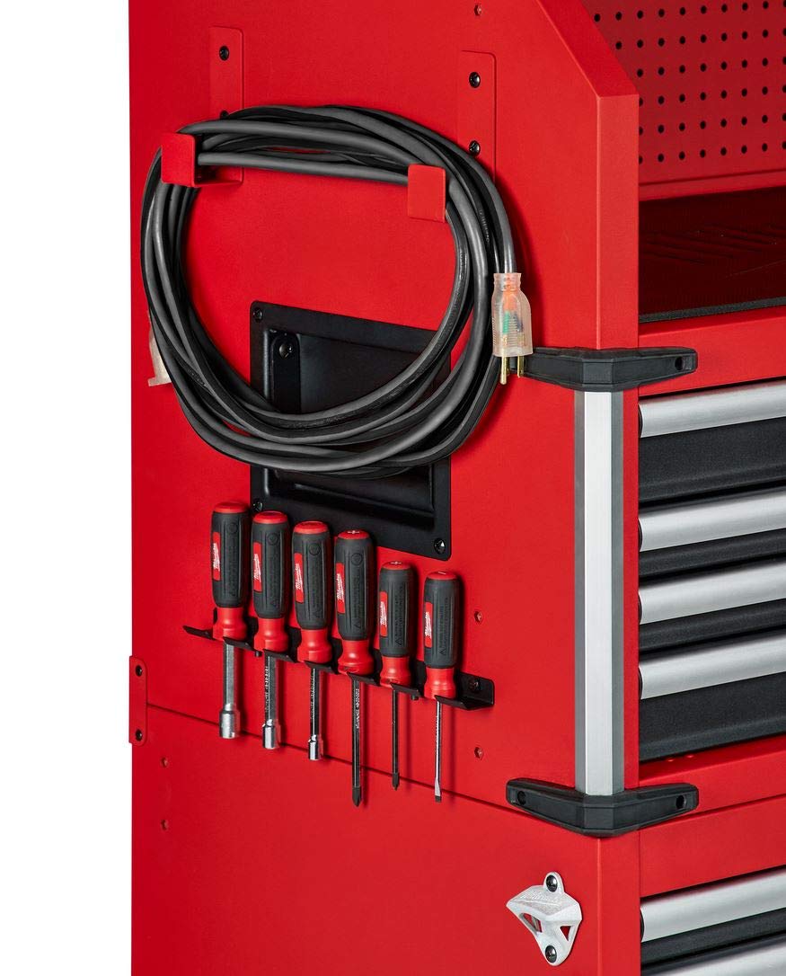Milwaukee 56-Inch 18-Drawer Heavy Duty Tool Chest and Cabinet Combo with Electronic Keypad Lock - Professional Garage Workshop Storage Solution for Mechanics and DIY Enthusiasts
