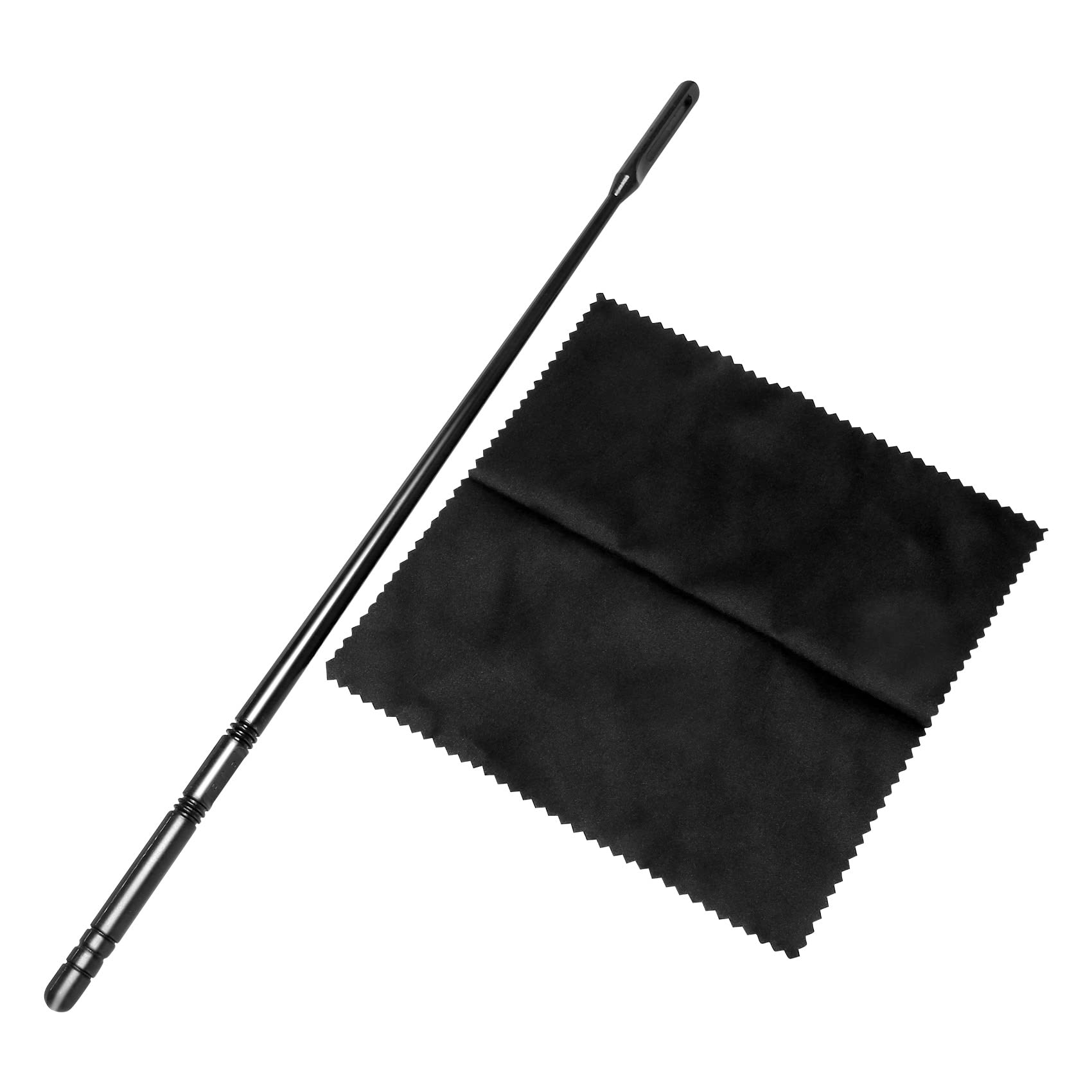 Flute Cleaning Kit - Wind Instrument Accessories with Cleaning Rods, Swabs & Cloth for Flute Maintenance | Perfect for Musicians, Students & Band Practice