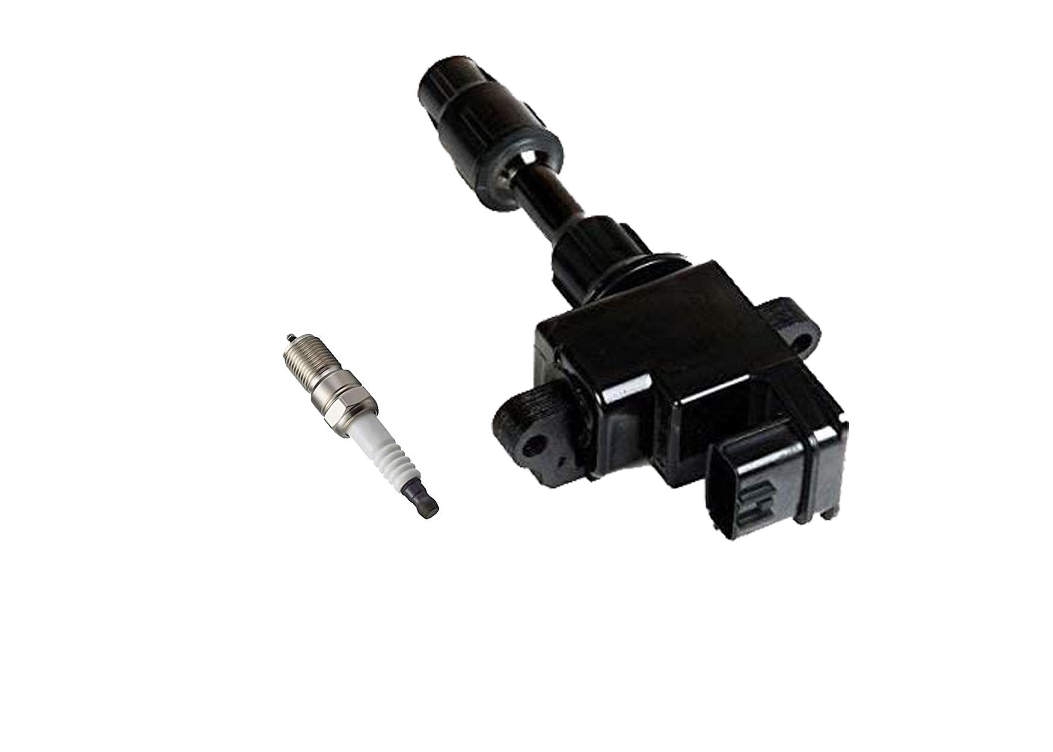 ENA 8-Piece Ignition Coil Pack & Platinum Spark Plug Set - Compatible with 1997-2001 Infiniti Q45 4.1L V8 - Replaces UF282, 88921362, 22448-3H000, 48613, C1122, 4503 - Perfect for Engine Performance Upgrades & Smooth Acceleration