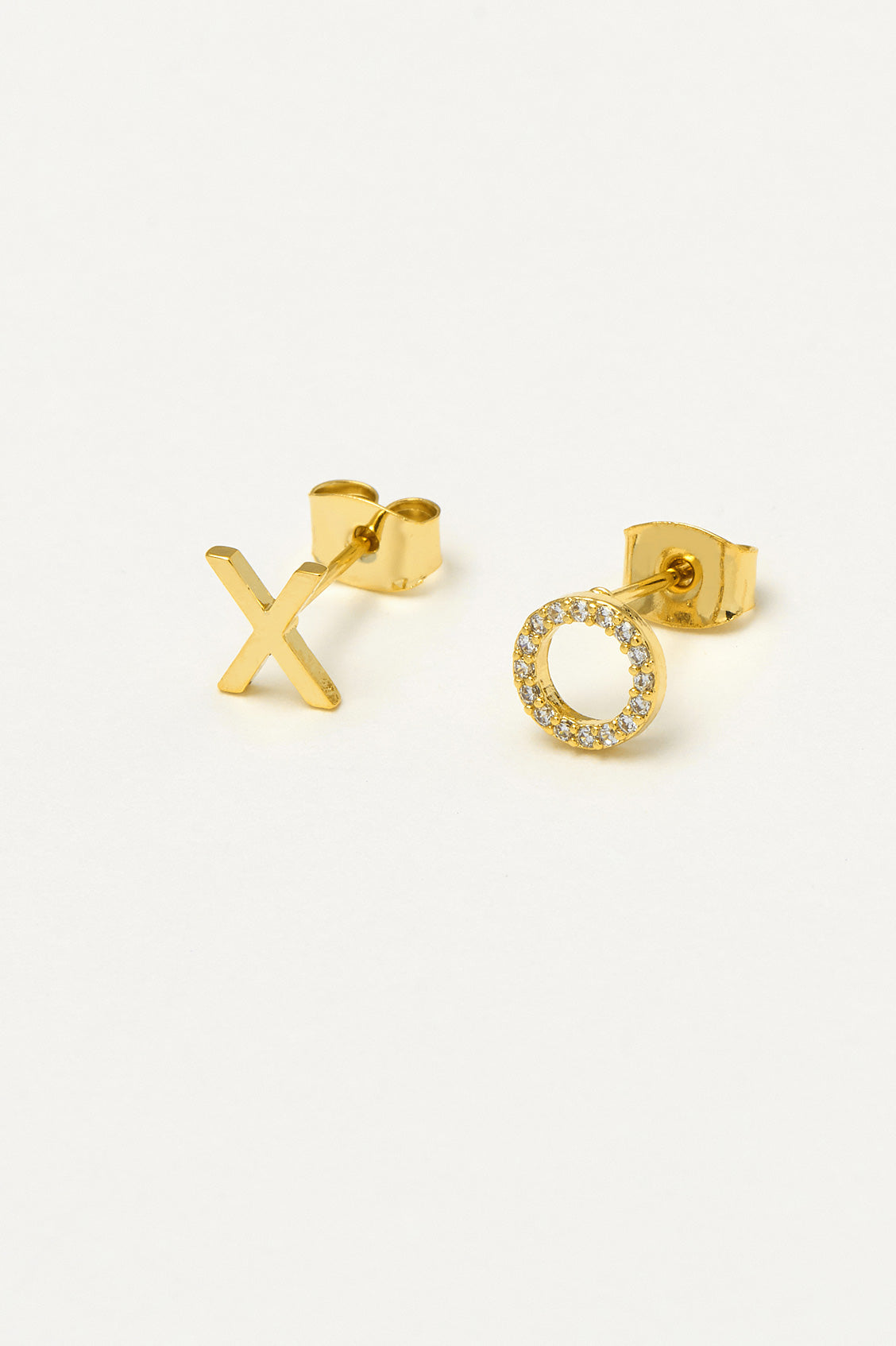 Xo Earrings Eb1829 - Stylish Gold Plated Hoop Earrings for Women, Trendy Dainty Jewelry Gift for Her - Perfect for Date Night, Parties & Everyday Wear