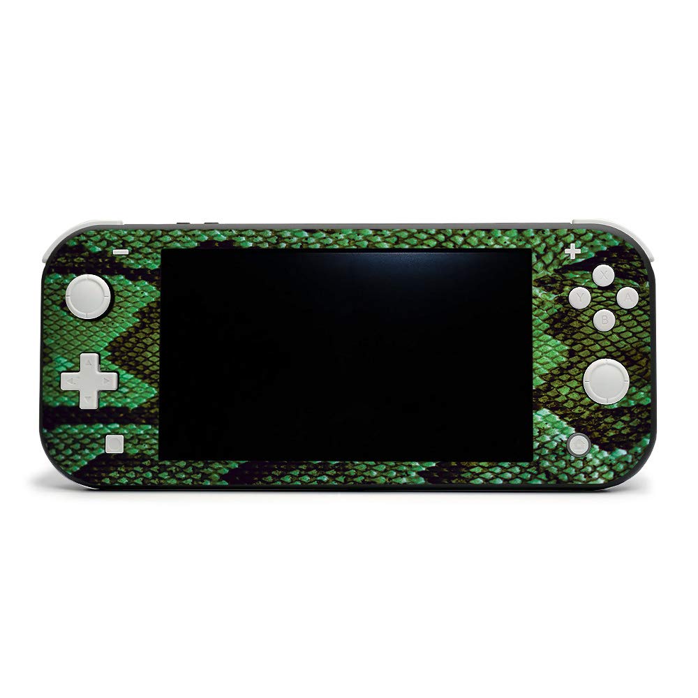 MightySkins Vinyl Decal Wrap Cover for Nintendo Switch Lite - Green Serpent Design | Protective, Durable Skin | Easy to Apply & Remove | Made in USA | Perfect for Gaming, Travel, and Personalization