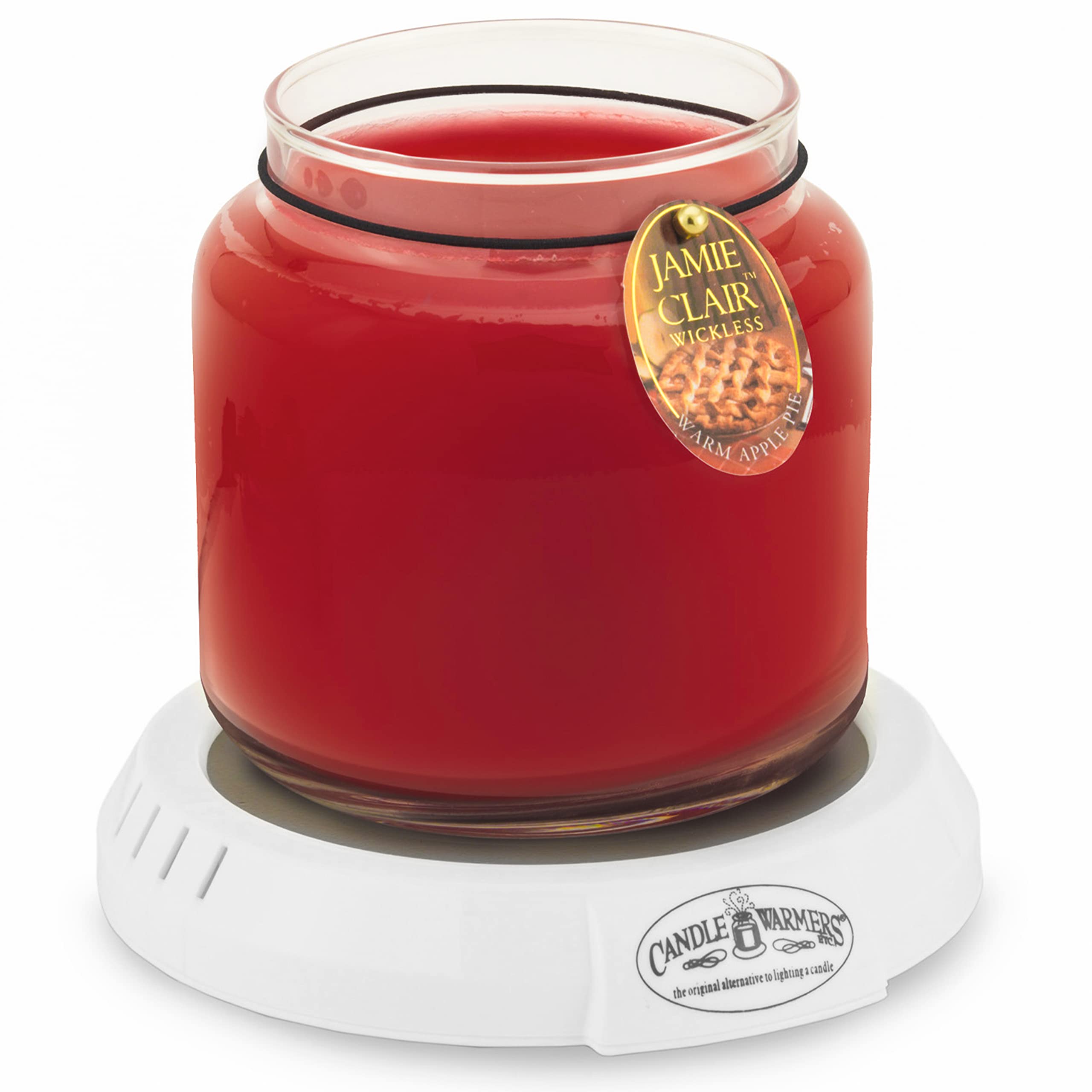 Original Plug-in Candle Warmer Plate - Electric Wax Melter for Jar Candles (White) | Perfect for Home, Office & Spa Aromatherapy