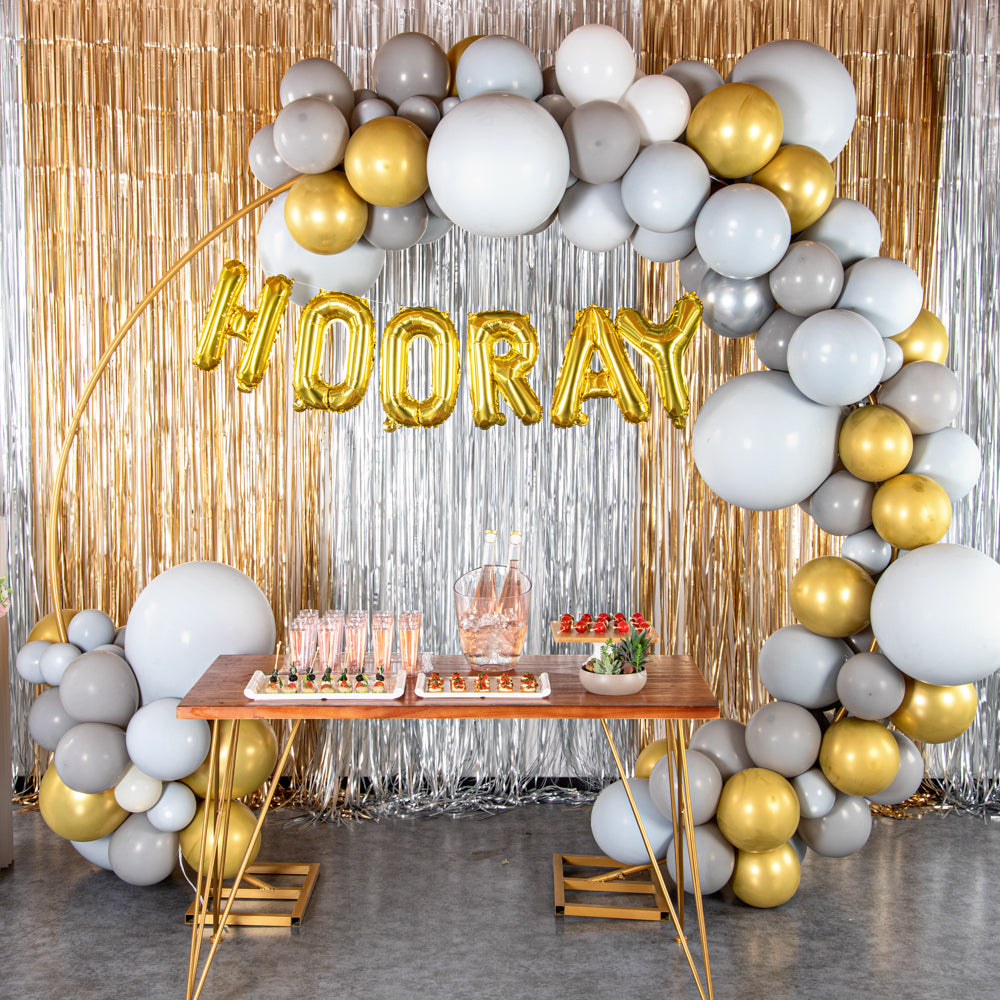 Balloonify Gold Mylar Letter H Balloon - 16 Inch Large Foil Alphabet Balloon for Birthday Party Decorations, Baby Shower, Wedding & Graduation Celebrations - 1 Count Box