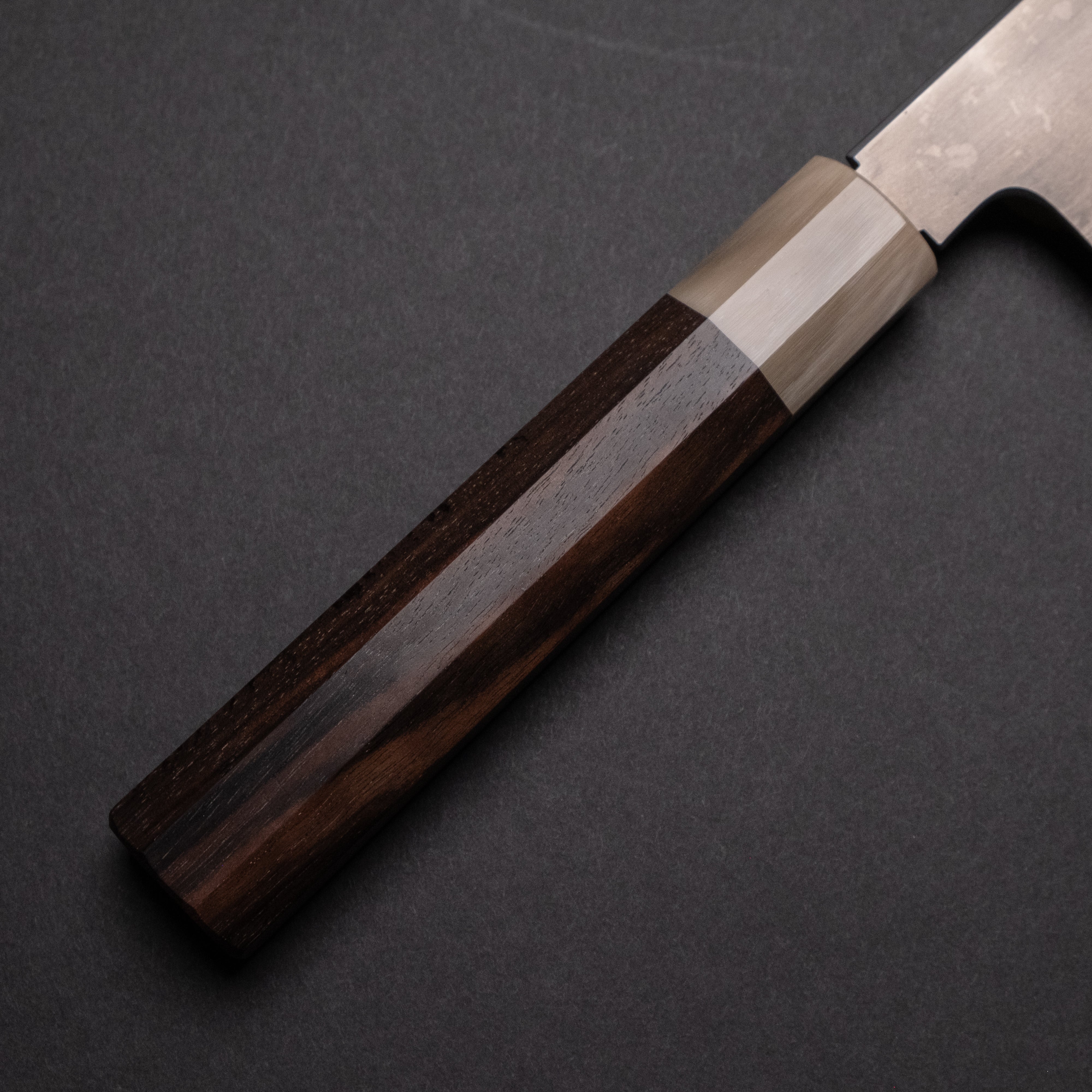Premium Tetsujin Blue #2 Steel Kiritsuke Gyuto Chef Knife 210mm - Japanese High Carbon Clad Blade with Taihei Makassar Ebony Handle - Perfect for Sushi, Meat Slicing & Precision Cutting