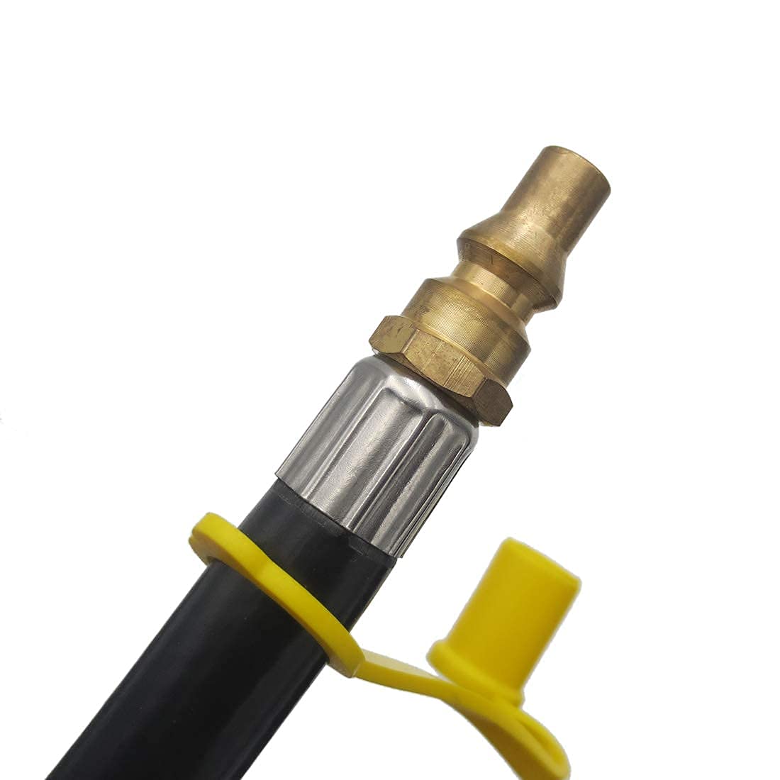 METER STAR 12Ft RV Quick-Connect Propane Gas Hose Extension with Elbow Adapter Fitting Kit - Compatible with 17Inch & 22Inch Blackstone Griddles - Perfect for Outdoor Camping, Tailgating, and Backyard BBQs