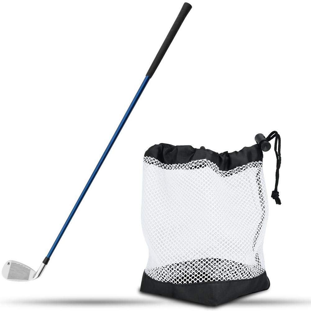 Premium Golf Ball Bag - Large Capacity Nylon Mesh Carry Pouch with Drawstring Closure for Golf & Tennis Balls | Durable Golf Storage Accessory | Perfect for Driving Range, Course Play & Sports Equipment Organization