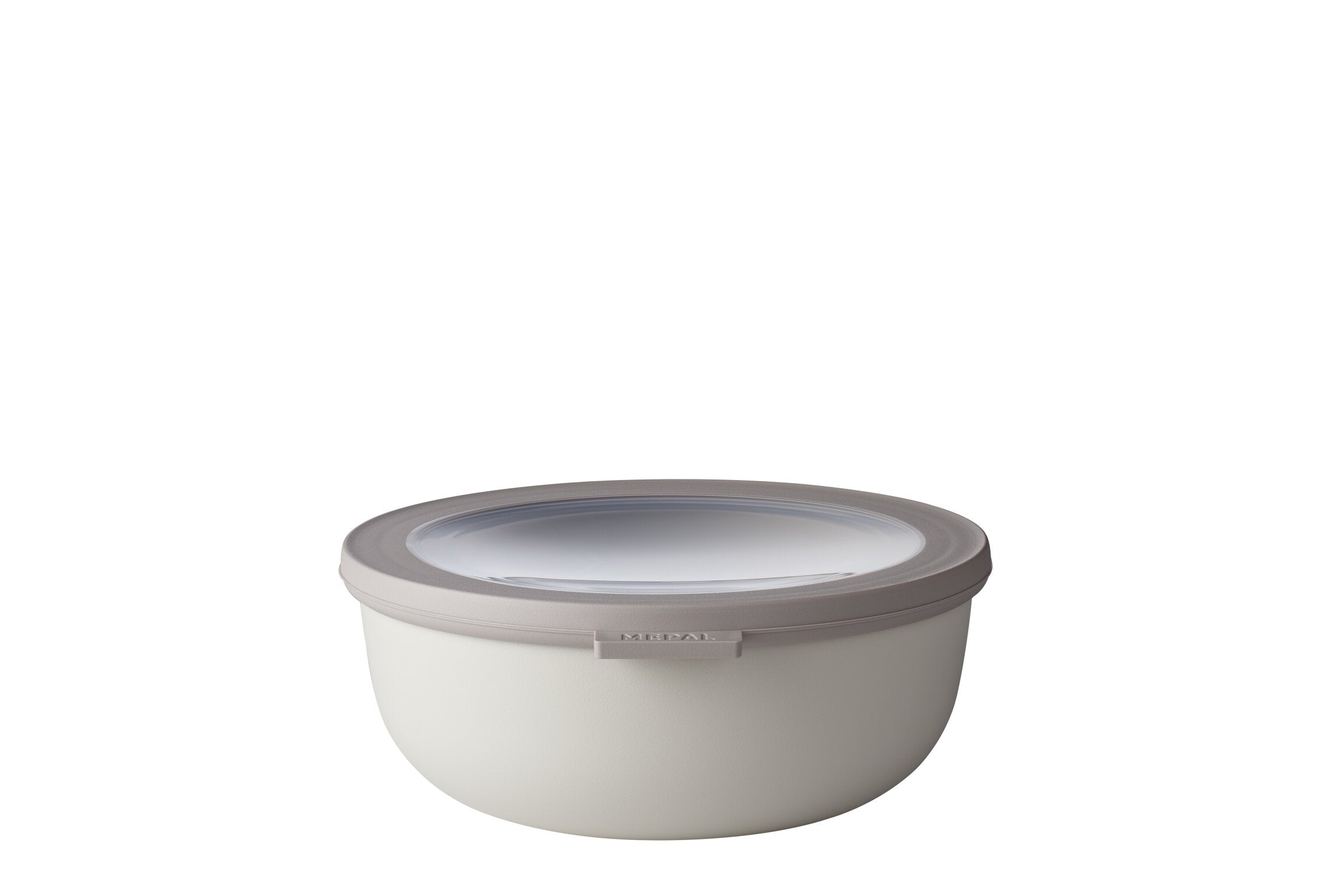 MEPAL Cirqula Multi Bowls Set - Durable Nylon Food Storage Containers, Microwave & Dishwasher Safe, BPA-Free, White - Perfect for Meal Prep, Leftovers & On-the-Go Snacks