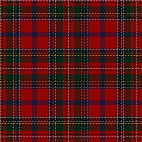 Castledean Tartan Brown - Premium Scottish Tartan Fabric for Kilts, Scarves & Home Decor | Traditional & Stylish Highland Design