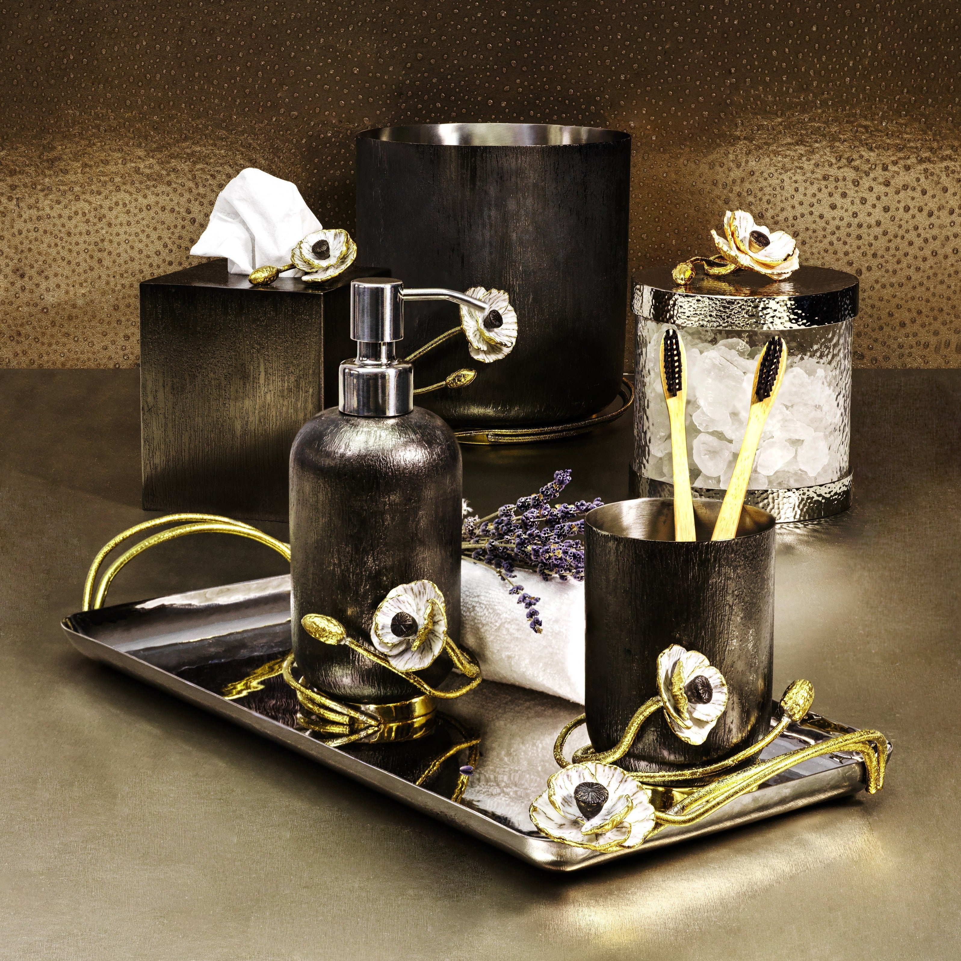 Anemone Bath Collection Set - Luxury Bathroom Accessories for Spa & Relaxation - Perfect for Home, Hotel, and Gift Giving