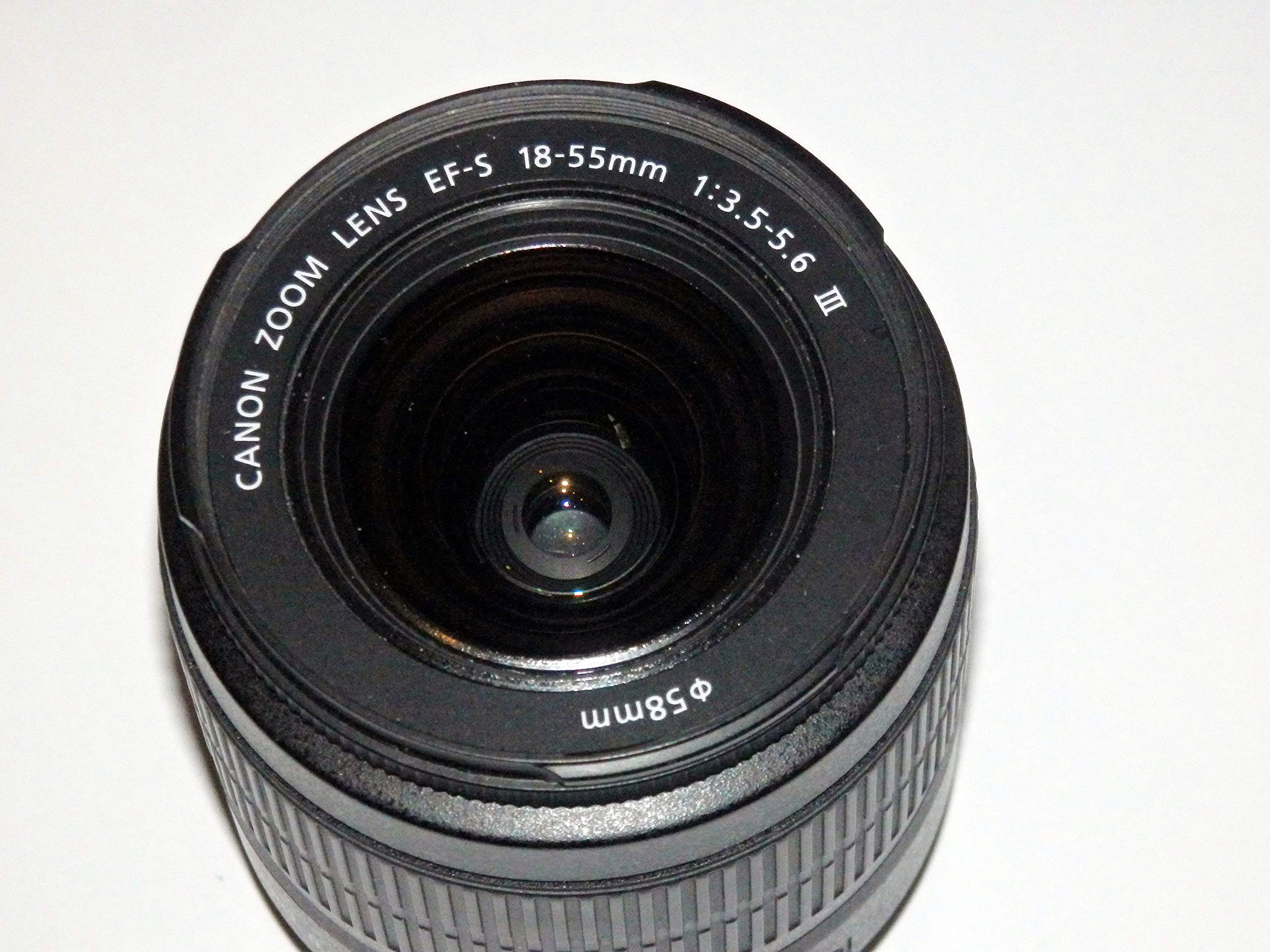 Canon EF-S 18-55mm f/3.5-5.6 III Standard Zoom Lens (58mm Filter Size) for Canon APS-C DSLR Cameras - Perfect for Travel Photography, Portraits & Everyday Shooting