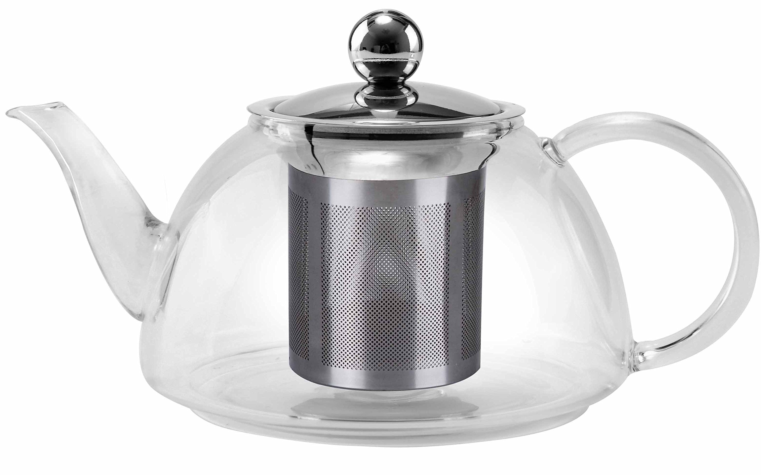 Premium Heat-Resistant Glass Kettle - 800ml Tea Pot for Stovetop & Electric, Perfect for Boiling Water, Brewing Tea, and Serving Hot Beverages at Home or Office
