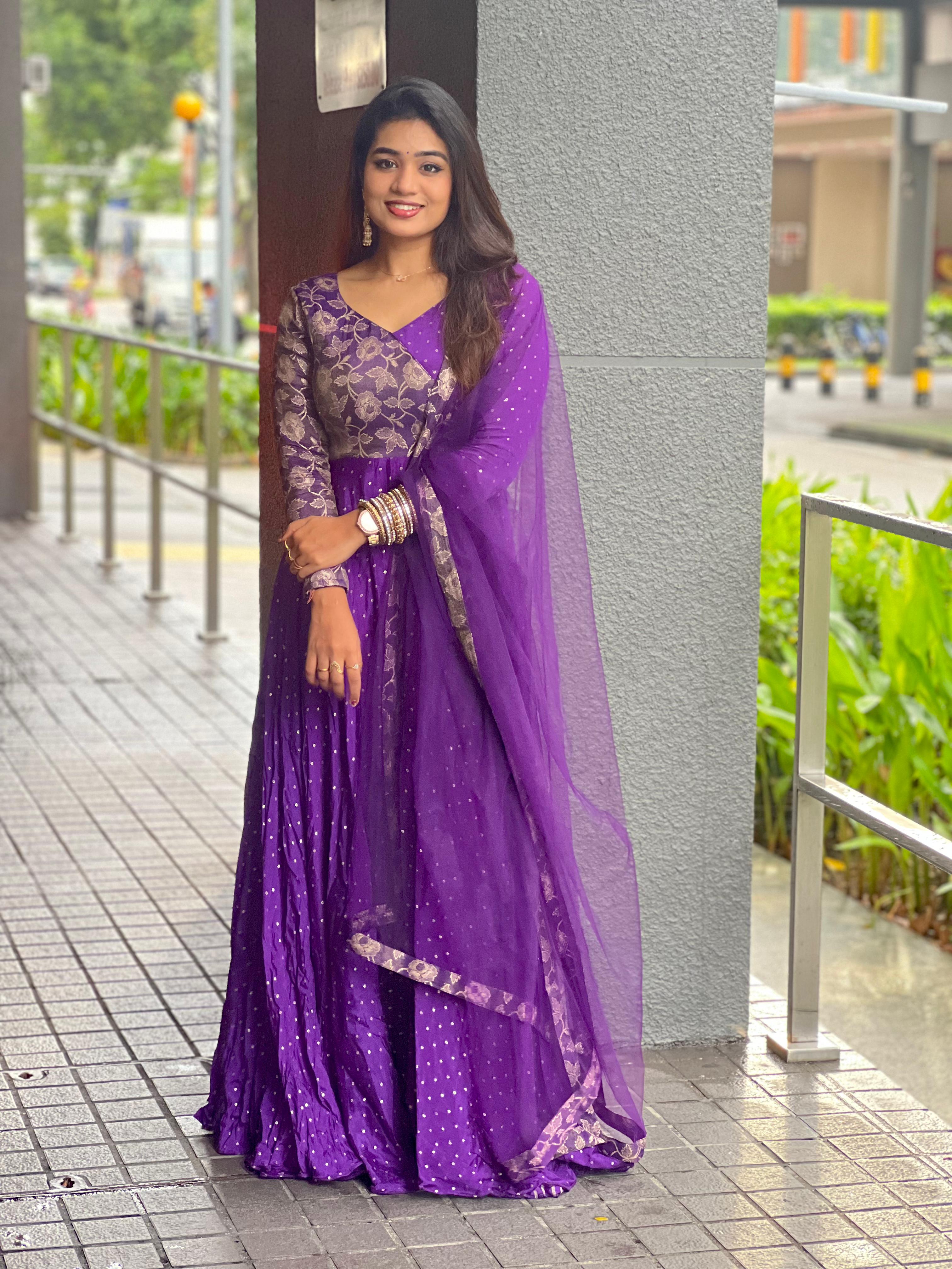DD630 Madhubana Premium Anarkali Indian Ethnic Dress for Women - Perfect for Weddings, Festivals & Special Occasions