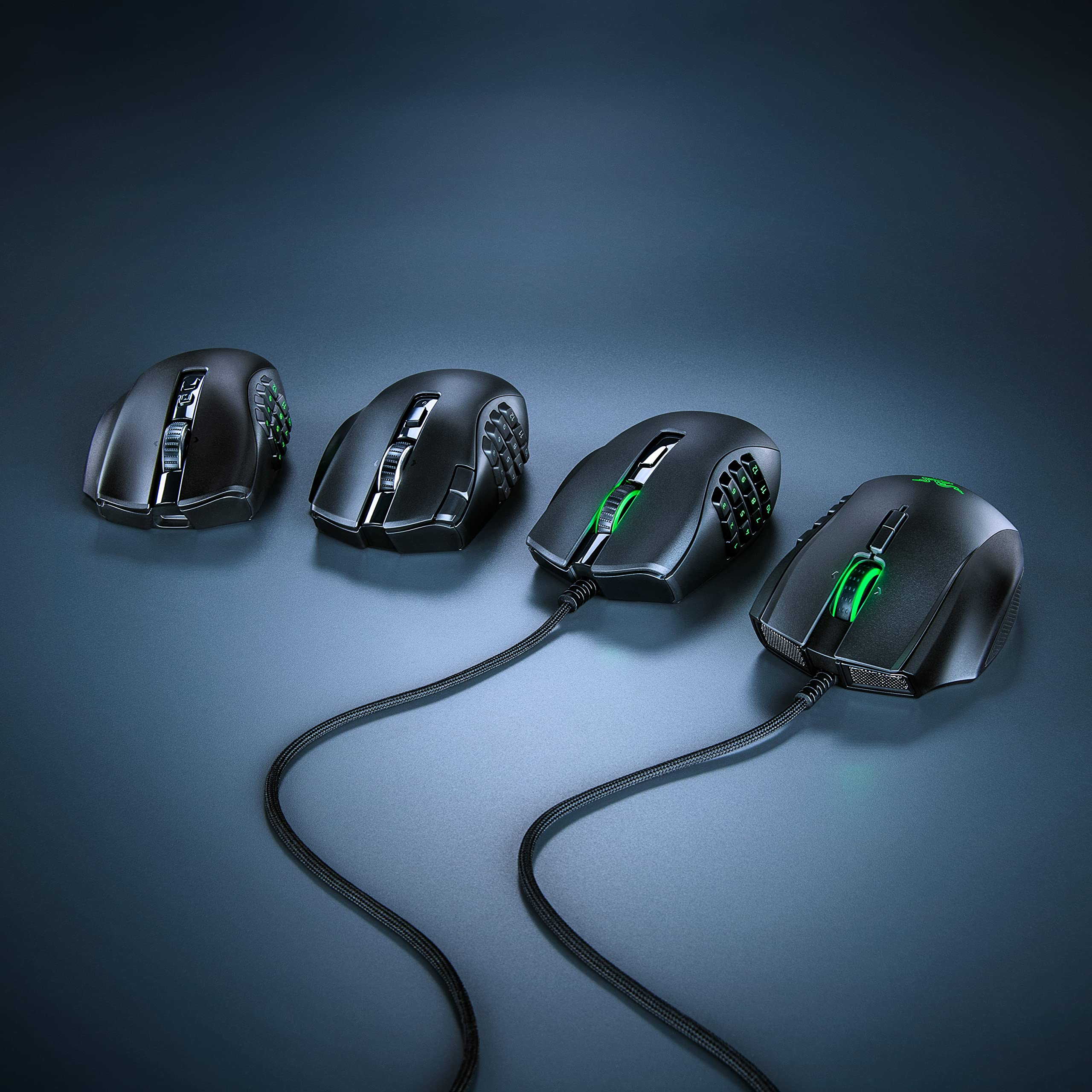 Razer Naga V2 Pro Wireless Gaming Mouse - Interchangeable Side Plates (2/6/12 Buttons) - 20K DPI Focus+ Optical Sensor - Fastest Gaming Switches - Chroma RGB Lighting - Renewed - Perfect for MMO, MOBA & FPS Gaming